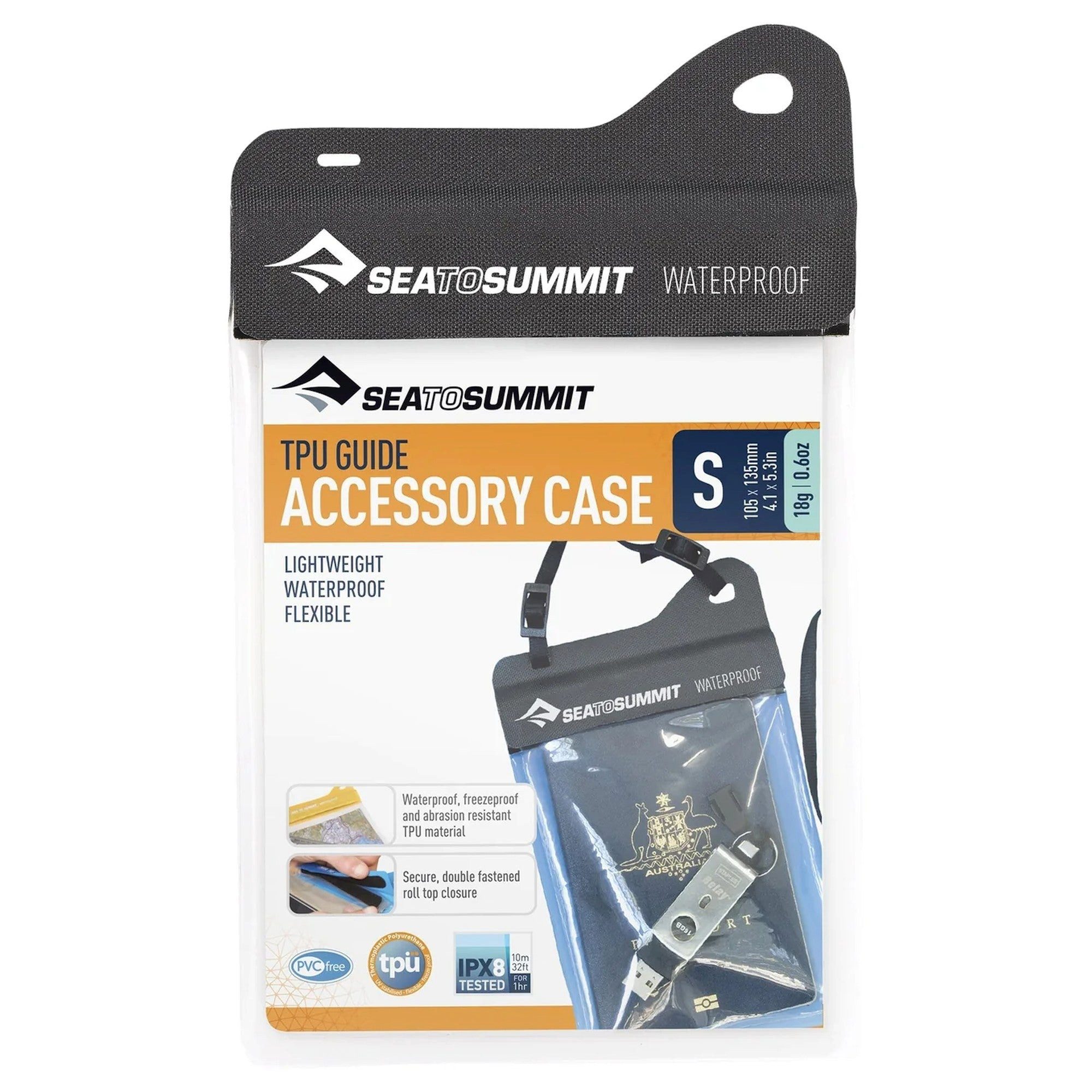 sea to summit Kofferorganizer TPU Accessory Case Small - wasserdichte Zubehörtasche S (black)