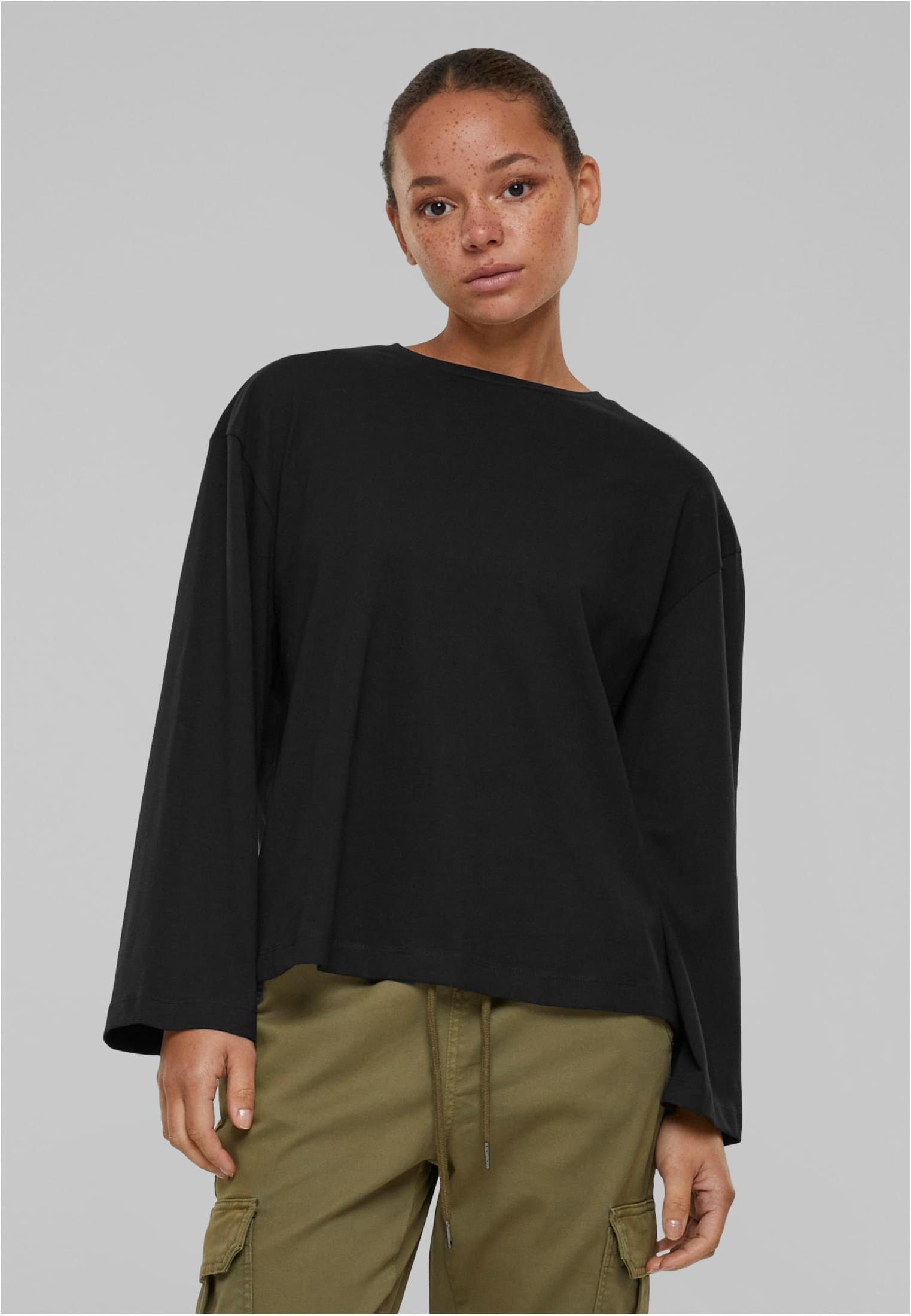 URBAN CLASSICS Longsleeve Ladies Organic Oversized Longsleeve Damen Langarmshirt