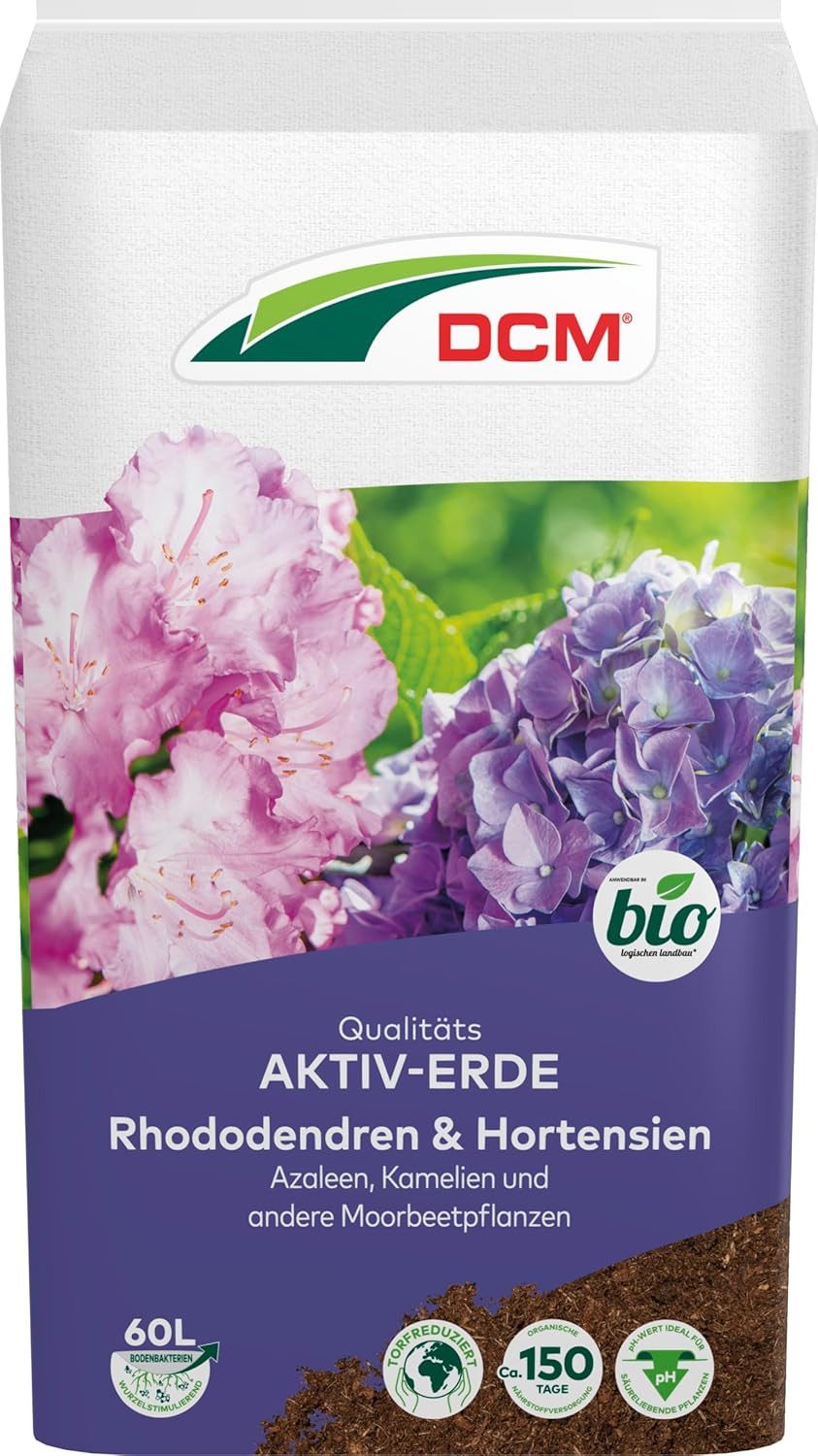 Cuxin DCM Blumenerde Cuxin DCM Aktiv-Erde Rhododendren & Hortensien-Erde 60 l