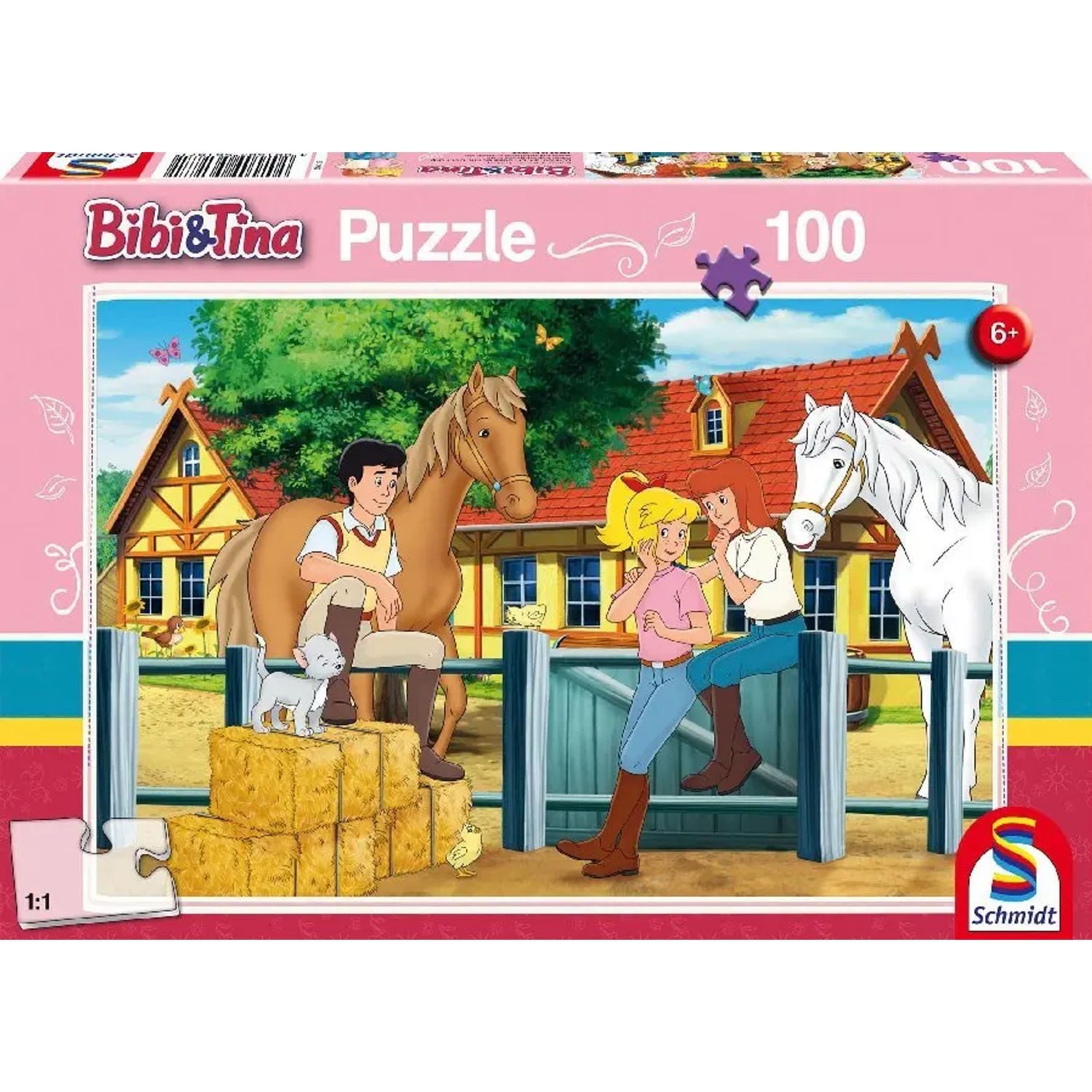 Schmidt Spiele Puzzle Bibi & Tina, Auf dem Martinshof (Kinderpuzzle), 199 Puzzleteile