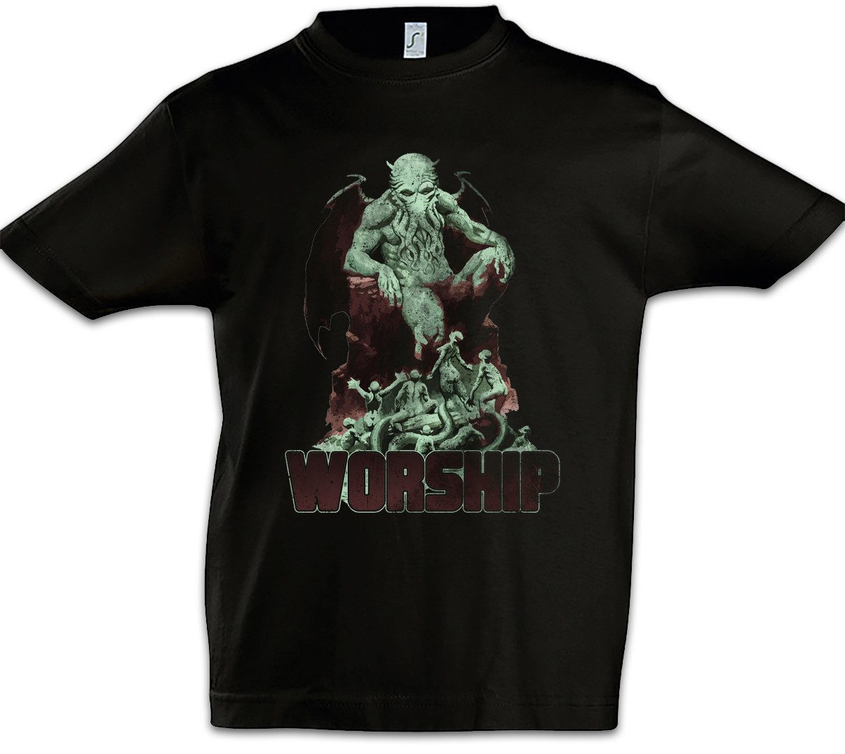 Print-Shirt Cthulhu XIII Kinder T-Shirt Call Horror Arkham H. P. Lovecraft