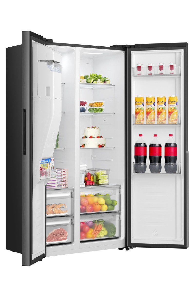GORENJE Side-by-Side NRS917E61BX, 178,6 cm hoch, 91,1 cm breit, Wasser-& Eisspender