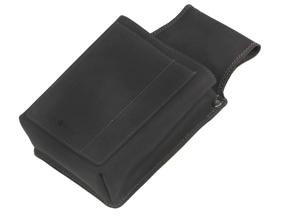 Greenburry Kellnerbörse Vintage Black (oA), Kellnertasche, Holster, Leder