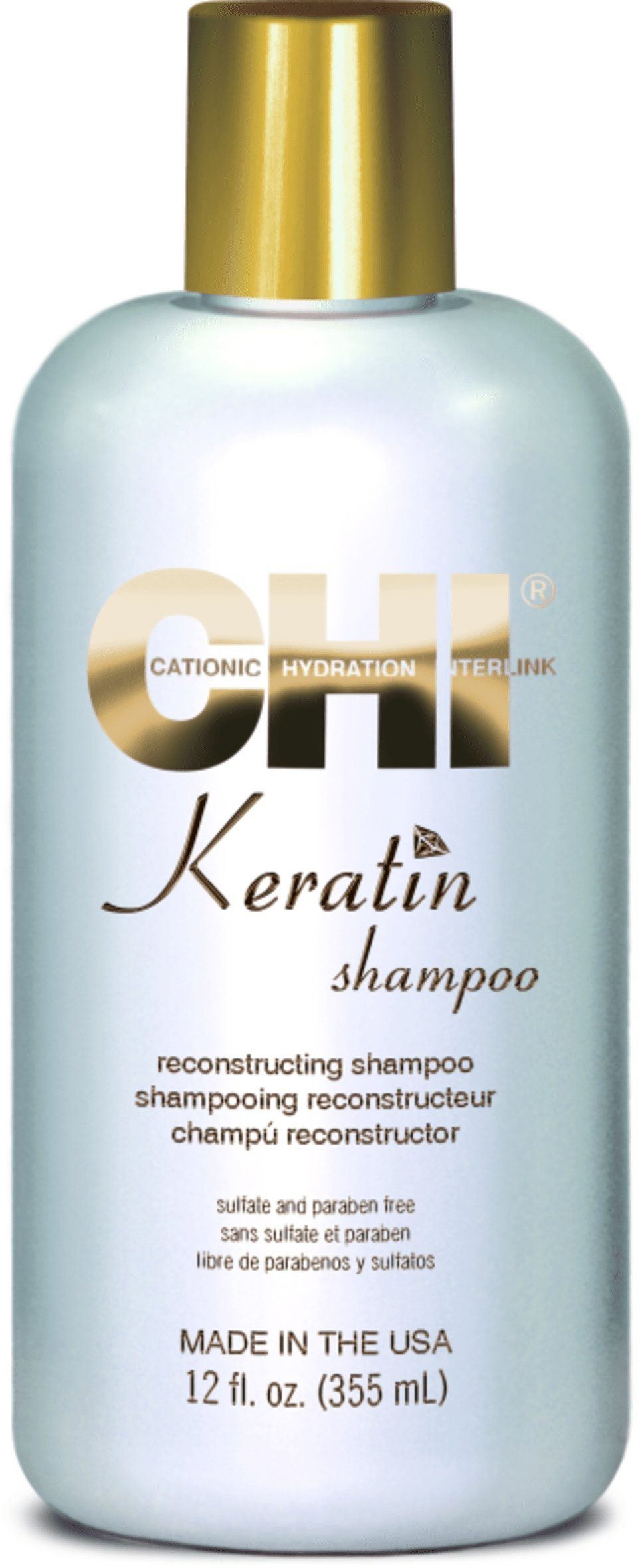Biosilk wieder Keratingehalt CHI Keratin Haares Shampoo, Farouk natürlichen des auf den 1-tlg., füllt Haarshampoo