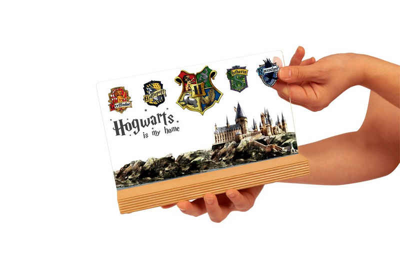 Geschenkelampe Acrylglasbild Hogwarts Dekoaufsteller UV-Druck Geschenke für Kinder, Hogwarts Union (1 St), UV-Druck Hogwarts Harry Potter Geschenk Harry Potter Fans