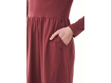 ORGANICATION Jerseykleid ORGANICATION Bio-Damen-Langarm-Kleid mit Rundhalsa