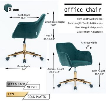 OKWISH Bürostuhl Chefsessel (Home-Office, atmungsaktiv), Schreibtischstuhl