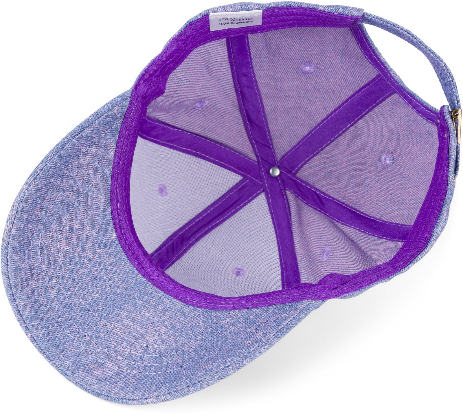 styleBREAKER Baseball Cap Denim Baseball Cap (1-St)