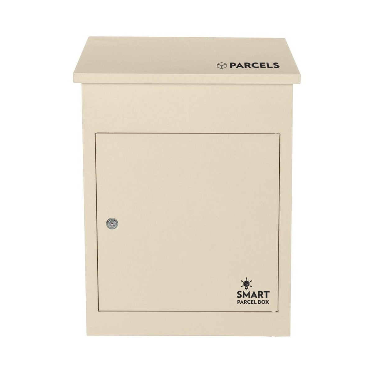 Thumbnail - Smart Parcel Box Paketbriefkasten Mittelgroßer Paketbriefkasten, Entnahme vorne, creme