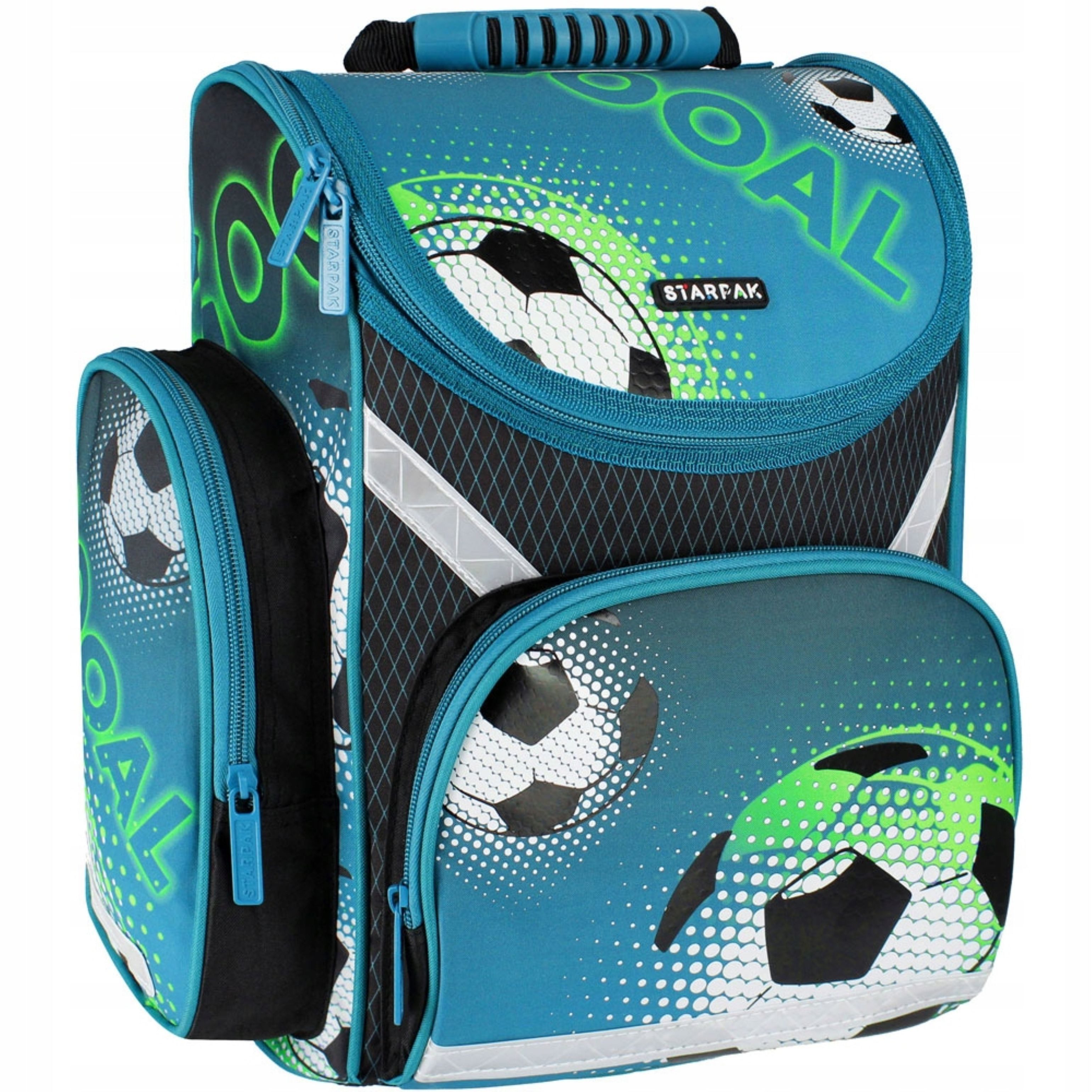 Starpak Schulranzen Starpak Schulranzen Jungen Fußball Leichter Rucksack Ergonomisch
