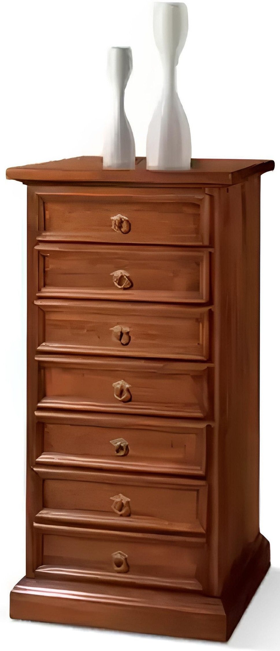 Xlmoebel Hochkommode Echtholz-Hochschrank in modernem Design für Schlaf- und Wohnzimmer (1 St., Kommode), Hergestellt in Europa