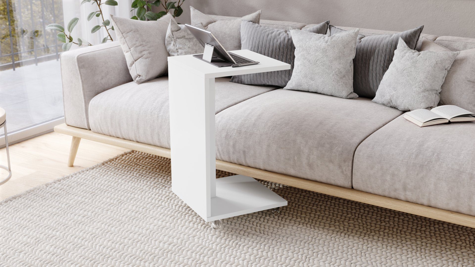 designimpex Beistelltisch Design Hugo Ecktisch Tisch günstig online kaufen