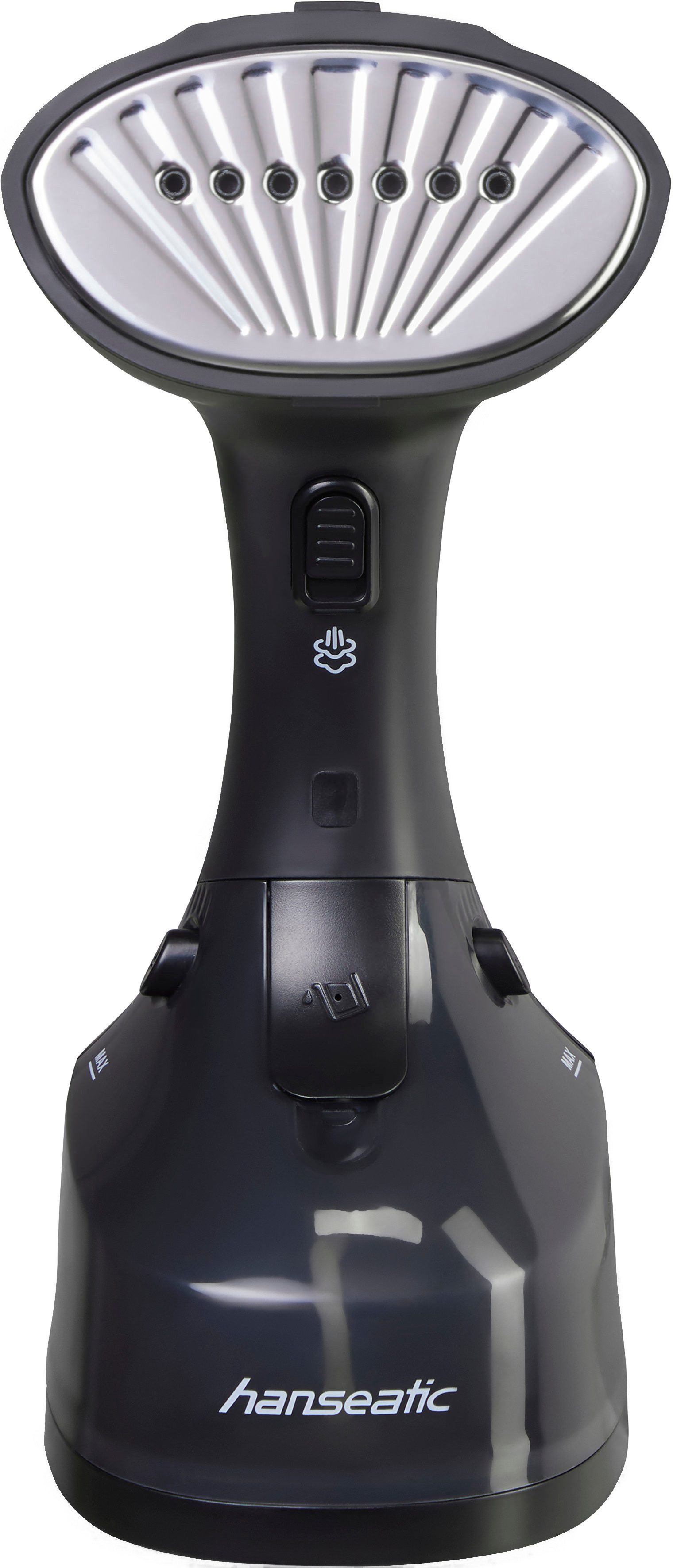 Hanseatic Dampfbügelstation und Dampfbürste, Dampfbügelstation 8 bar Dampfdruck, Abschaltautomatik, 1500 ml Wassertank, nur 90 Sekunden Aufheizzeit, 130g/min Dauerdampfmenge