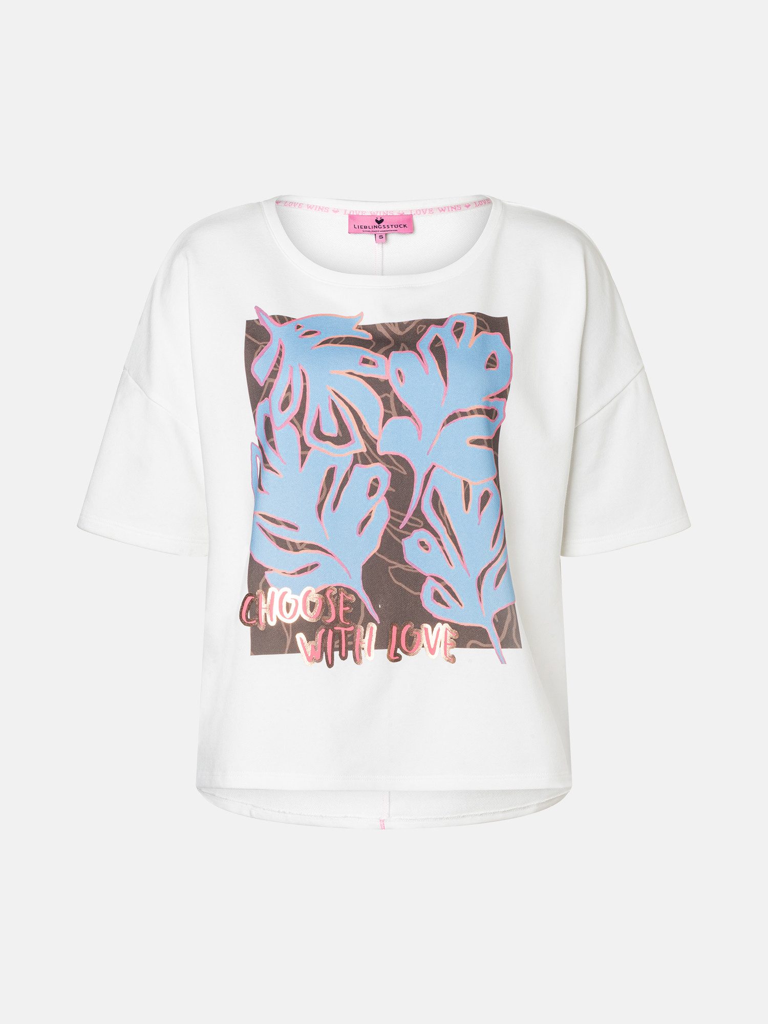 Lieblingsstück T-Shirt ElvaL aus einer Baumwollmischung, mit Druck – Bild 4 von 5