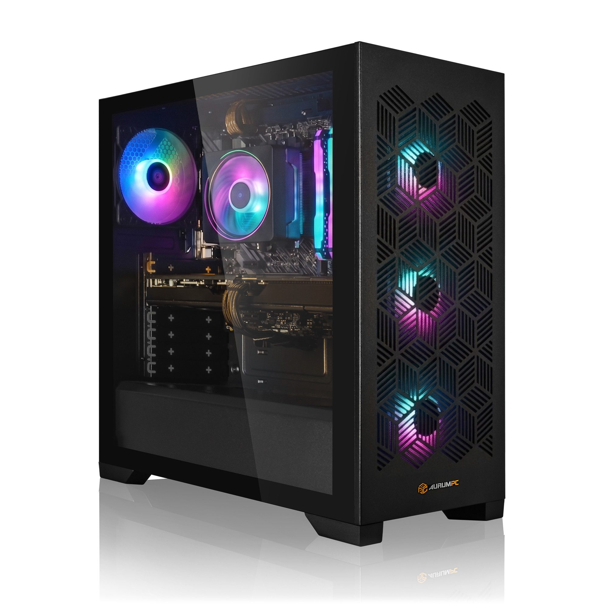 AurumPC R7 5700X mit RTX5060Ti 16GB und 32GB DDR4 RAM Gaming-PC (AMD Ryzen 7 5700X, GeForce RTX 5060Ti, 32 GB RAM, 1000 GB SSD, Luftkühlung, Windows 11, WLAN)