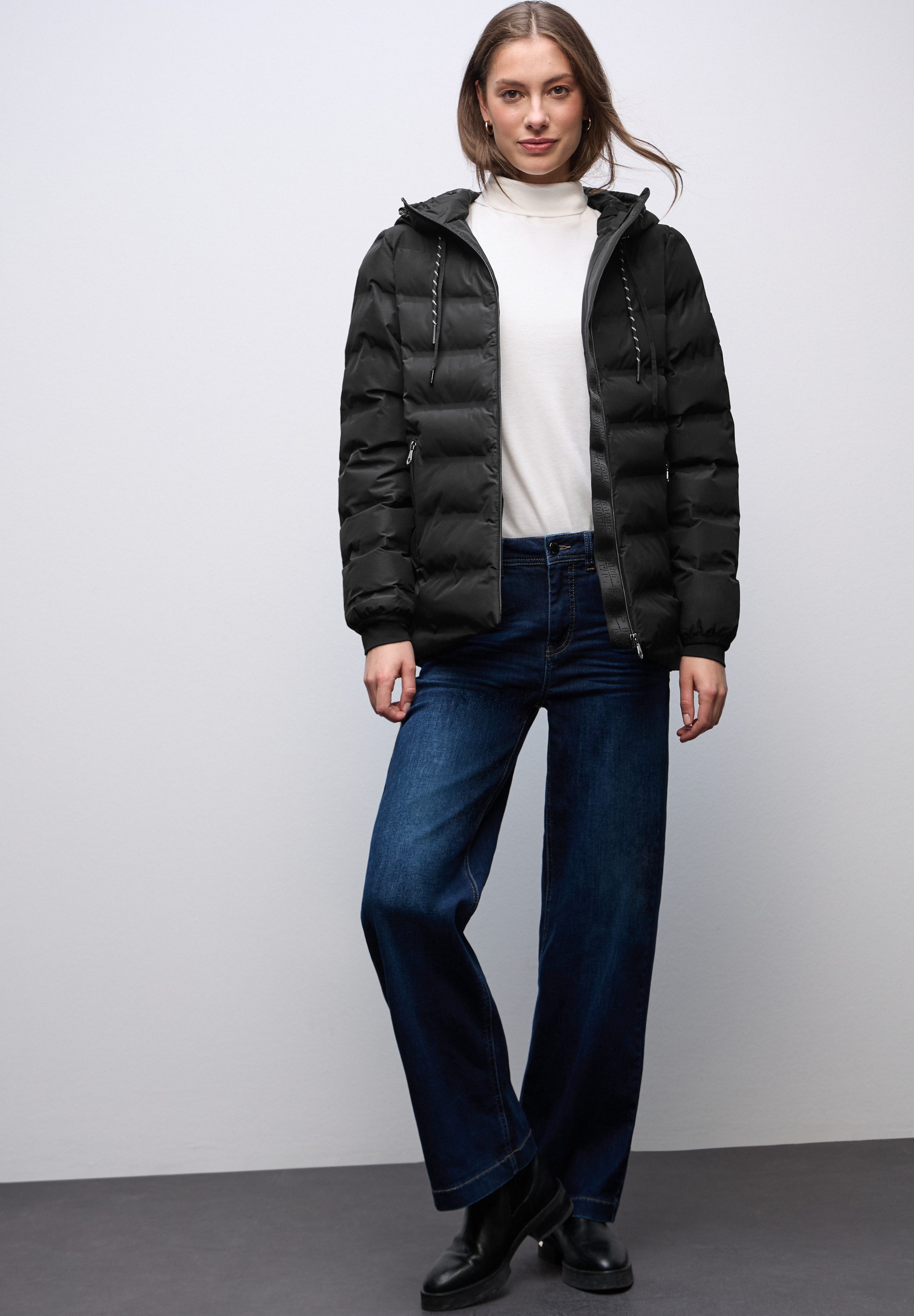 STREET ONE Steppjacke mit Kapuze