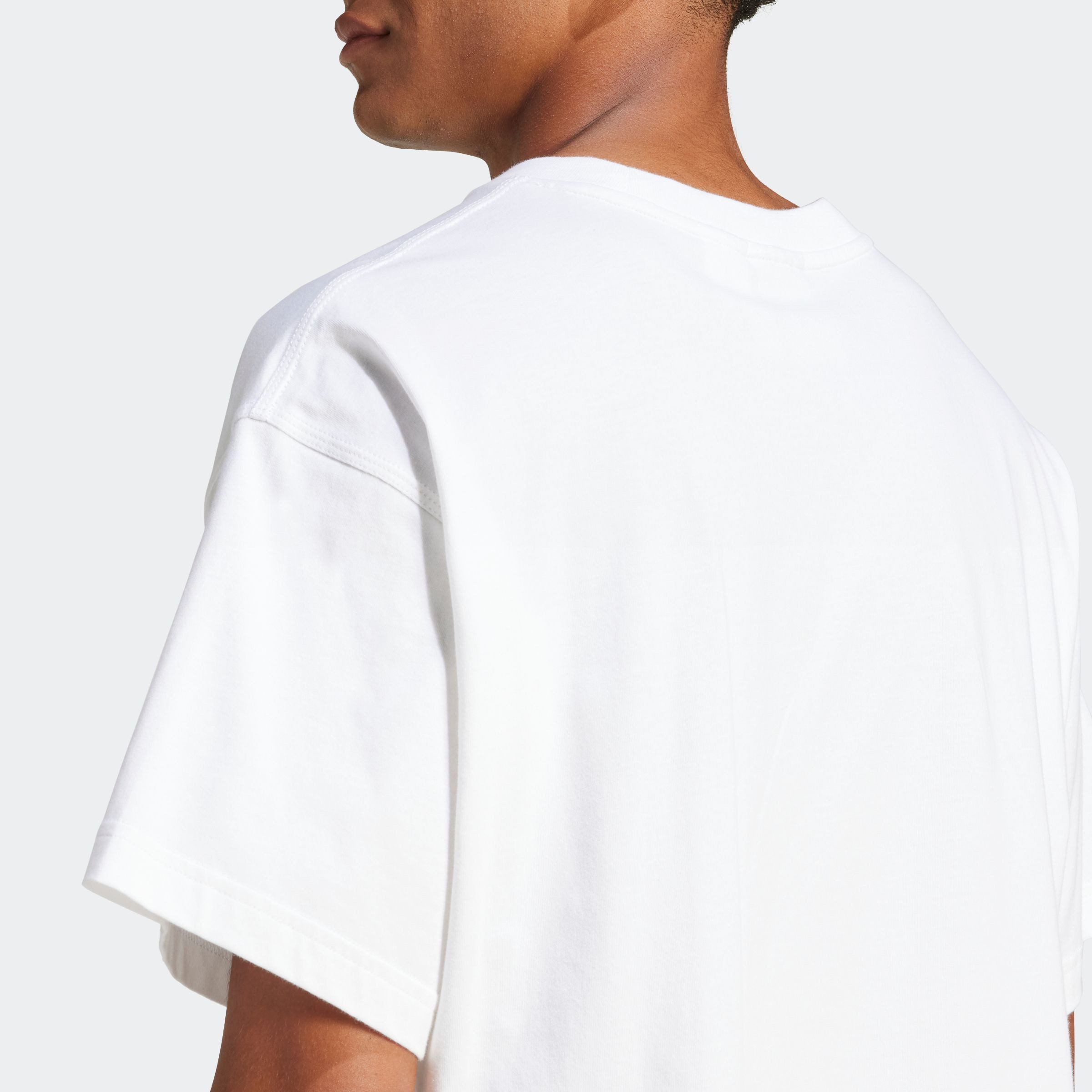 adidas Originals T-Shirt ESS OS TEE lockere Silhouette, mit geripptem Rundhalsausschnitt, aus Baumwolle