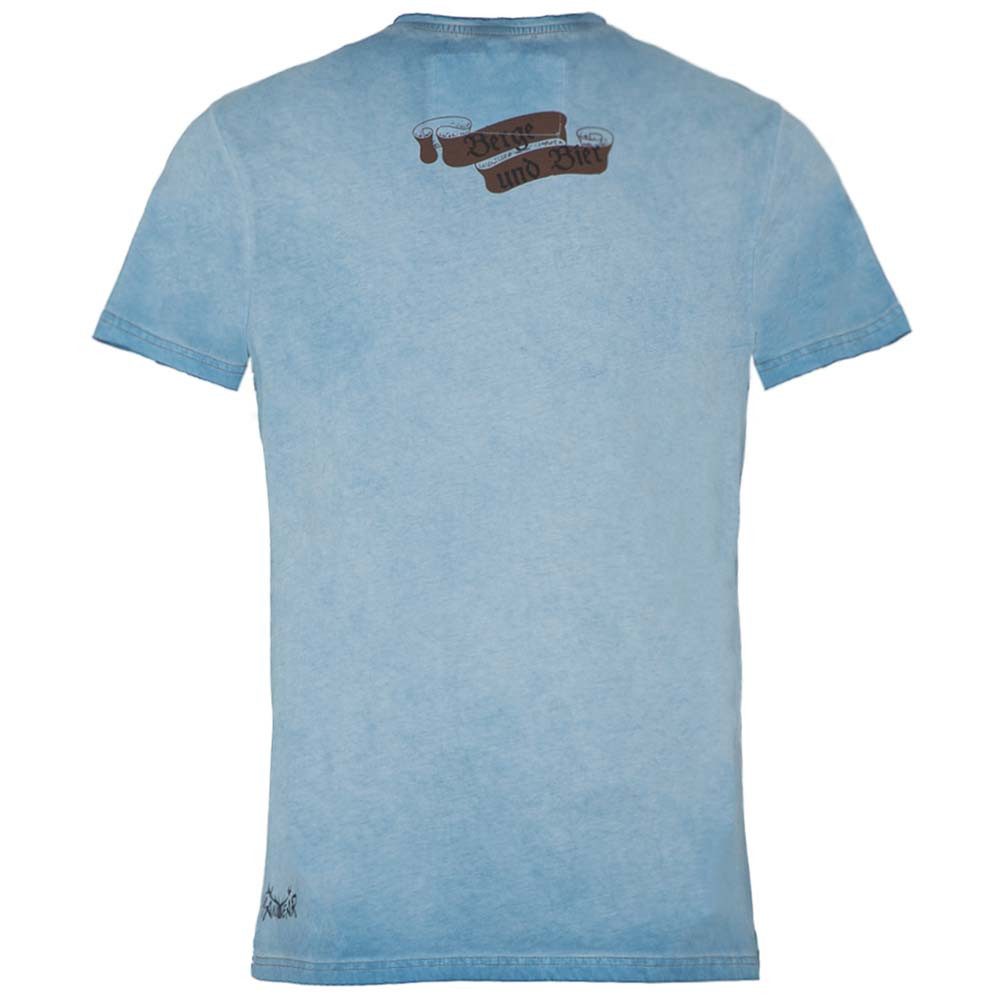 Hangowear T-Shirt T-Shirt Berge & Bier blau