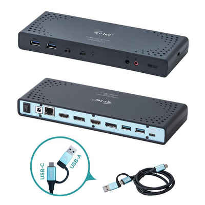 I-TEC Laptop-Dockingstation USB 3.0 / USB-C 5K Universal Dual Display Docking Station, + Power Delivery