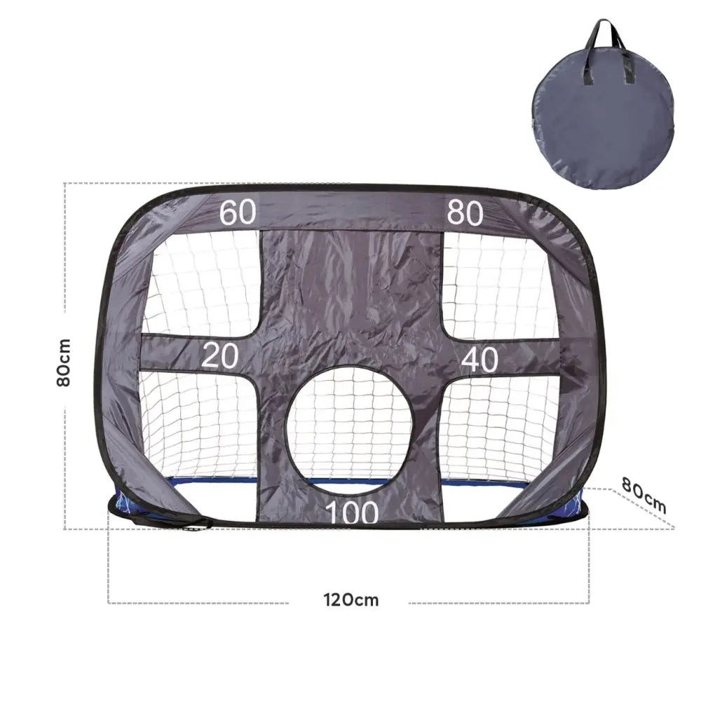 Pop-Up Target Torwand inkl. Tragetasche, Pop-Up-Tor, Fußball, 2 in 1