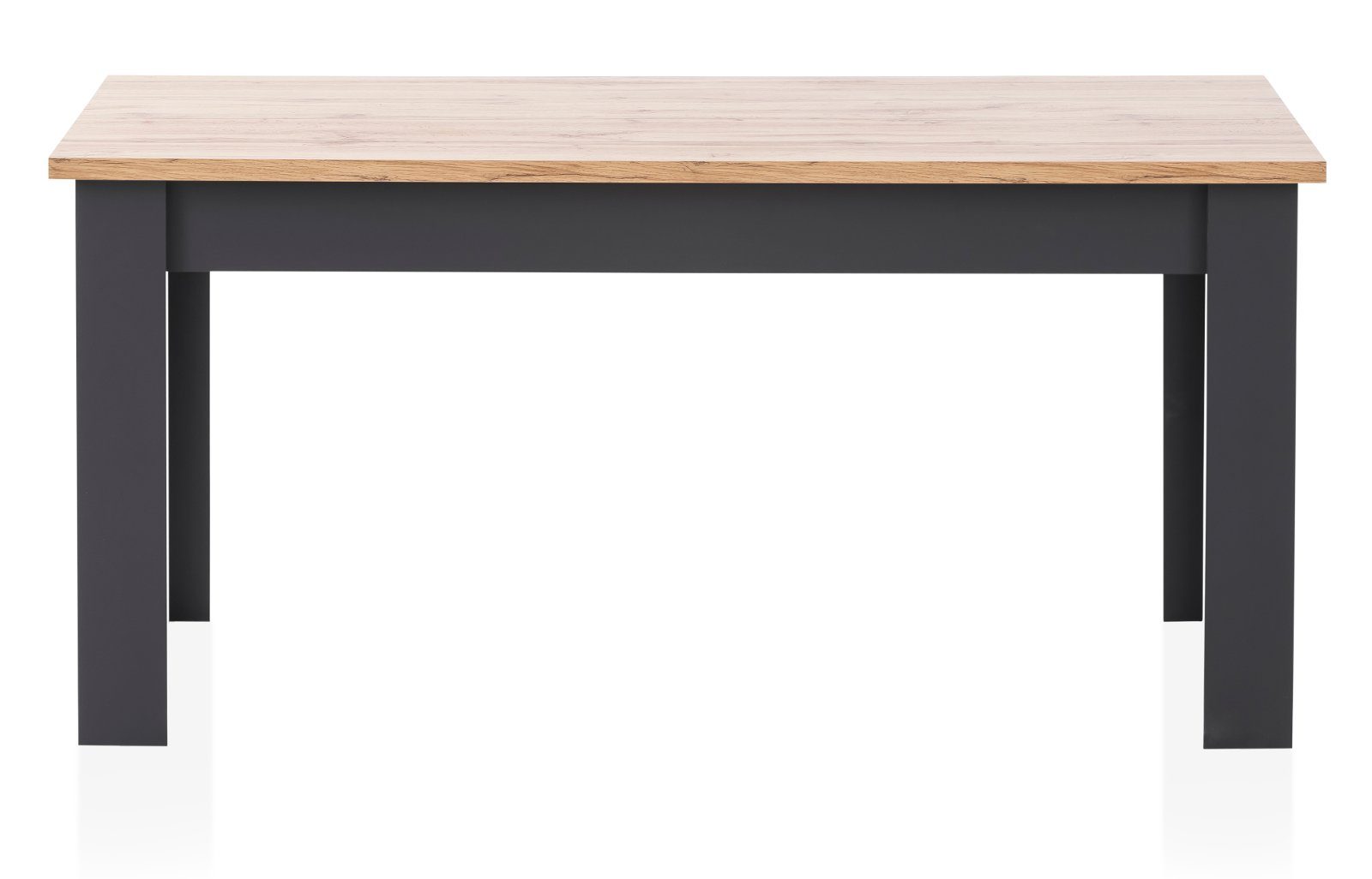 Furn.Design Esstisch Ribera (Küchentisch in matt grau und Wotan Eiche, 160 x 90 cm), für bis zu 6 Personen. € 269,99