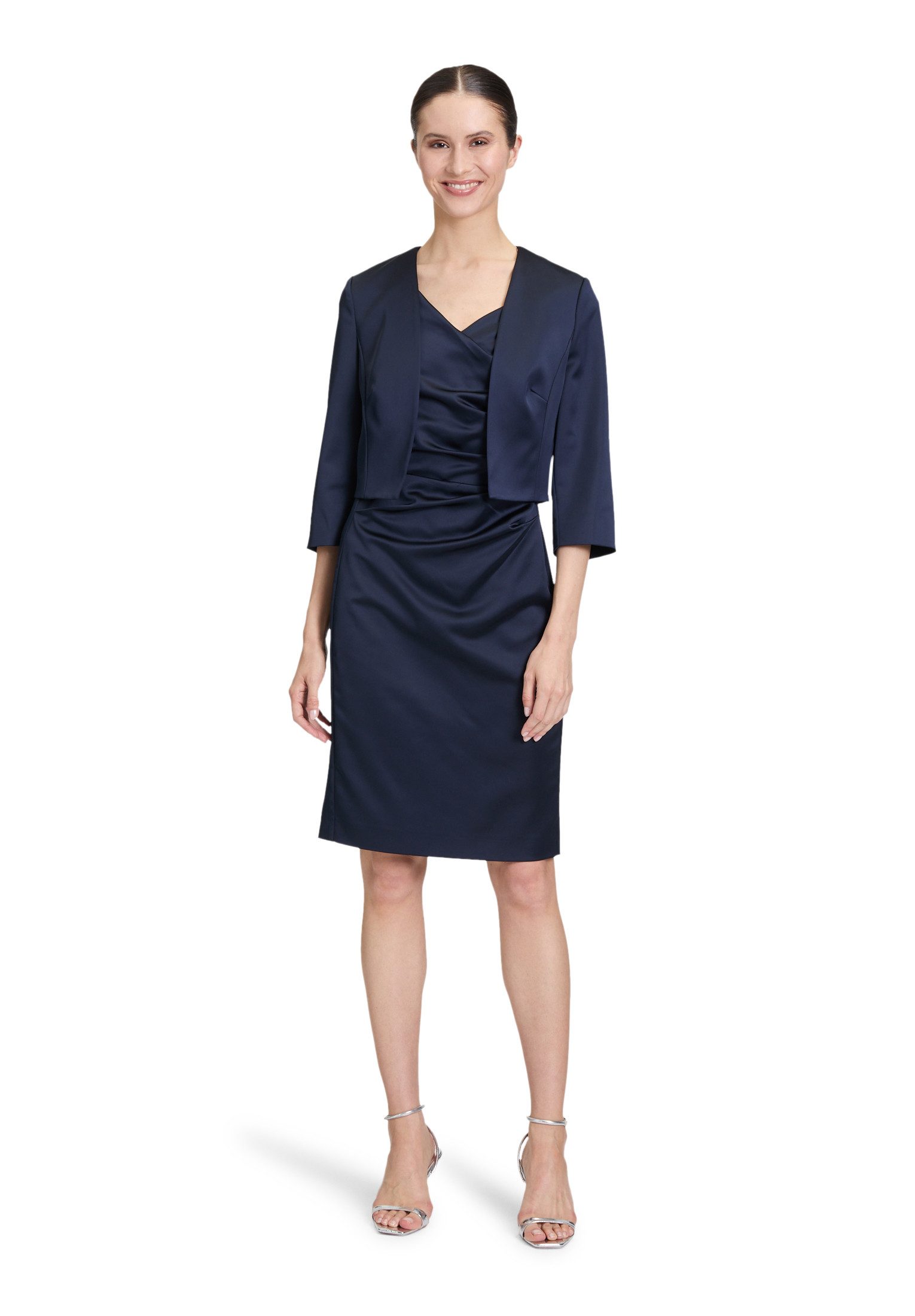Vera Mont Bolerojacke Damen mit Kellerfalten