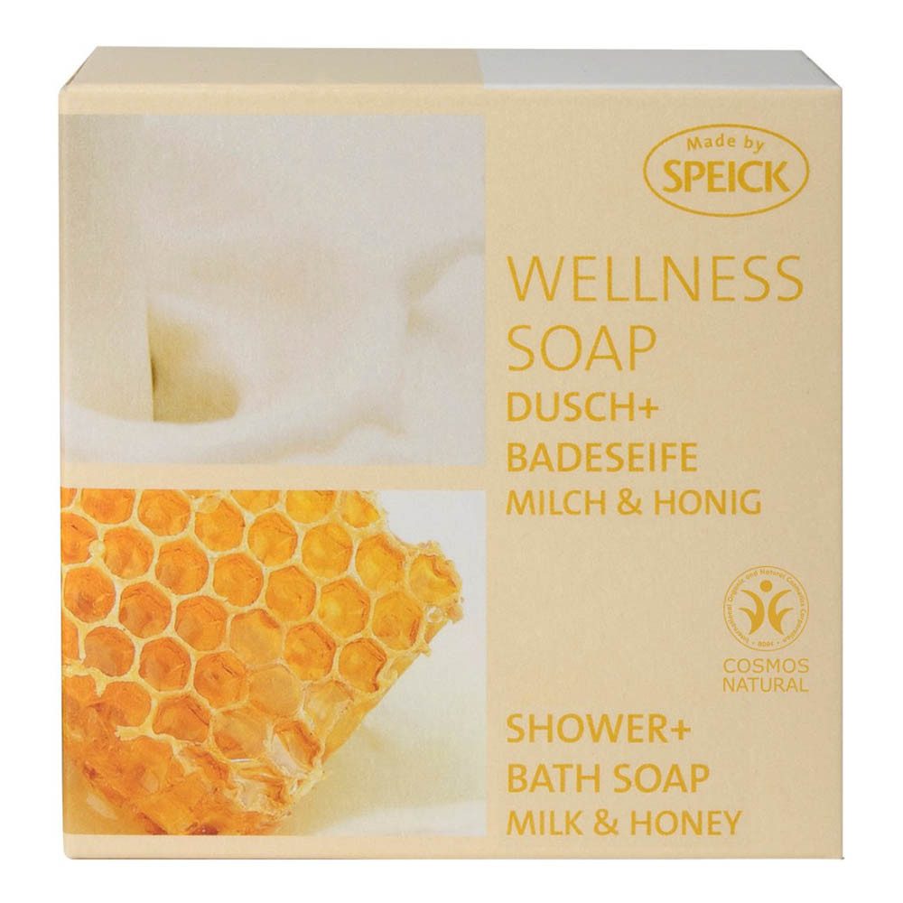 Feste Duschseife Wellness Soap - Milch + Honig 200g