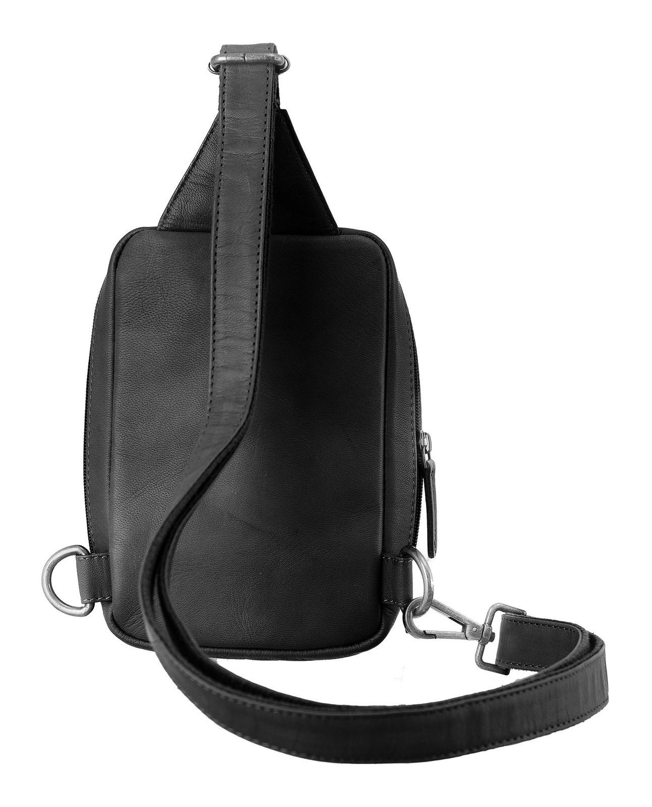 Greenburry Umhängetasche Crossover Bag II, aus echtem Ziegenleder