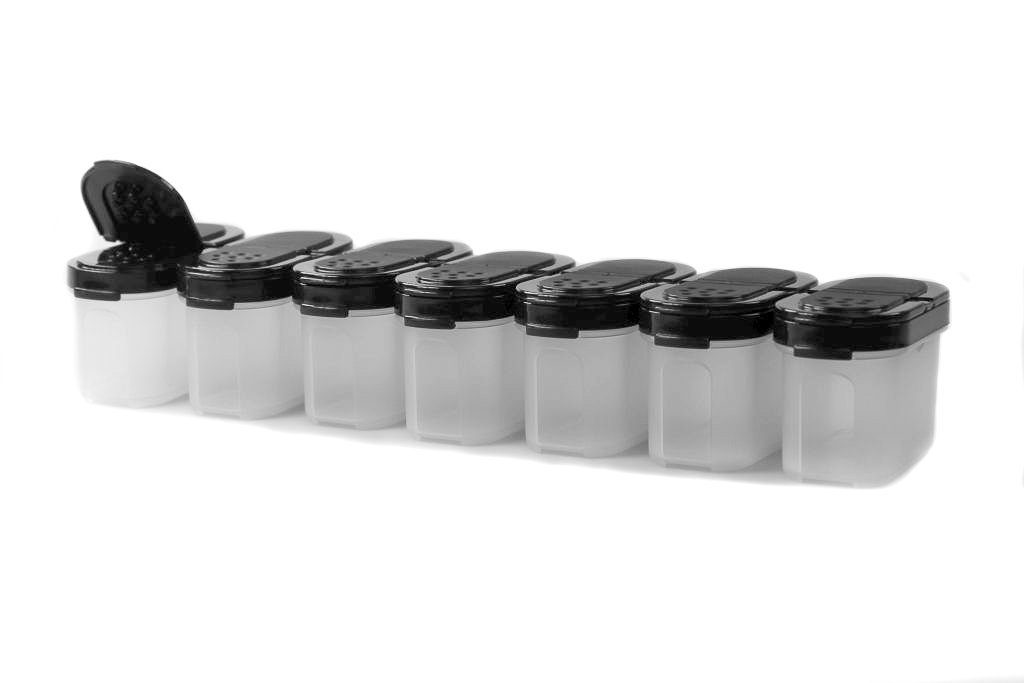 SPÜLTUCH 120 Vorratsdose TUPPERWARE ml Gewürzbehälter (7) + Gewürz-Zwerge