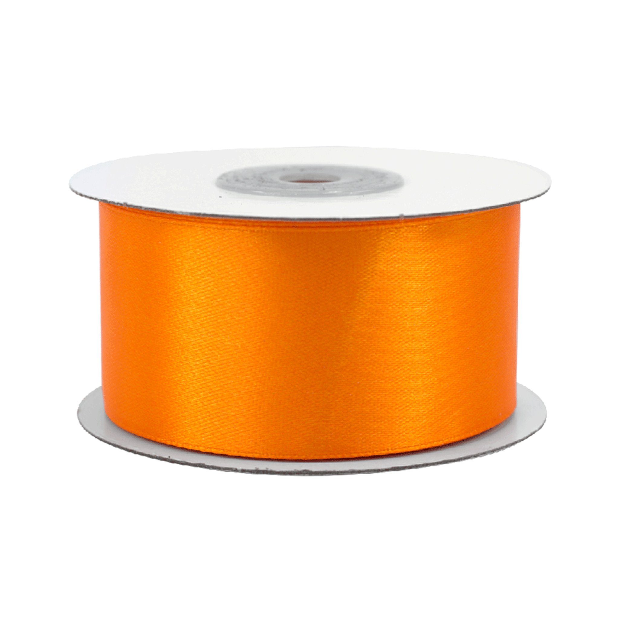 Creativery Satinband, Satinband 38mm x 25m Rolle Orange