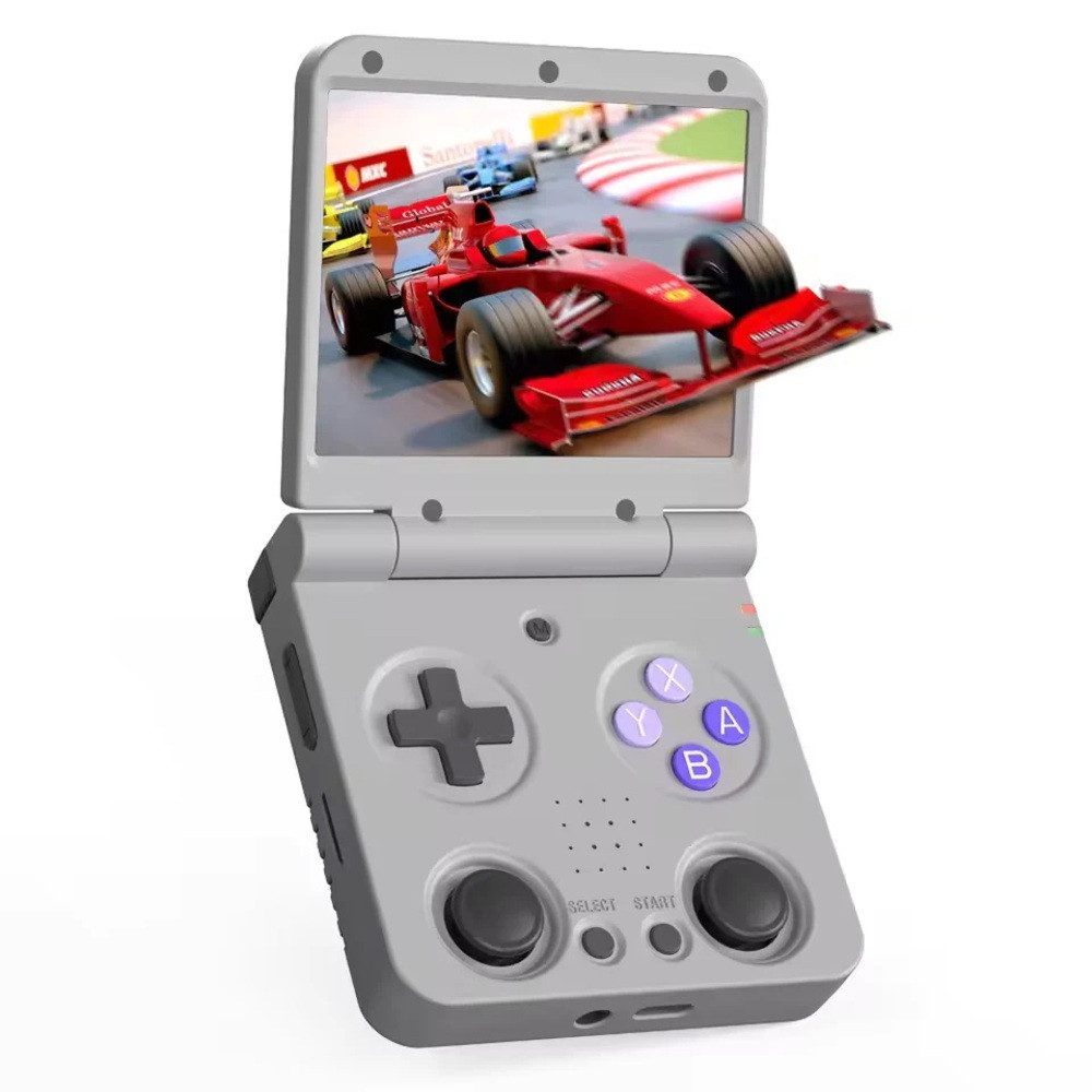 Miyoo Flip V2 Retro Handheld Konsole – 3.5” IPS Screen inkl. Tasche