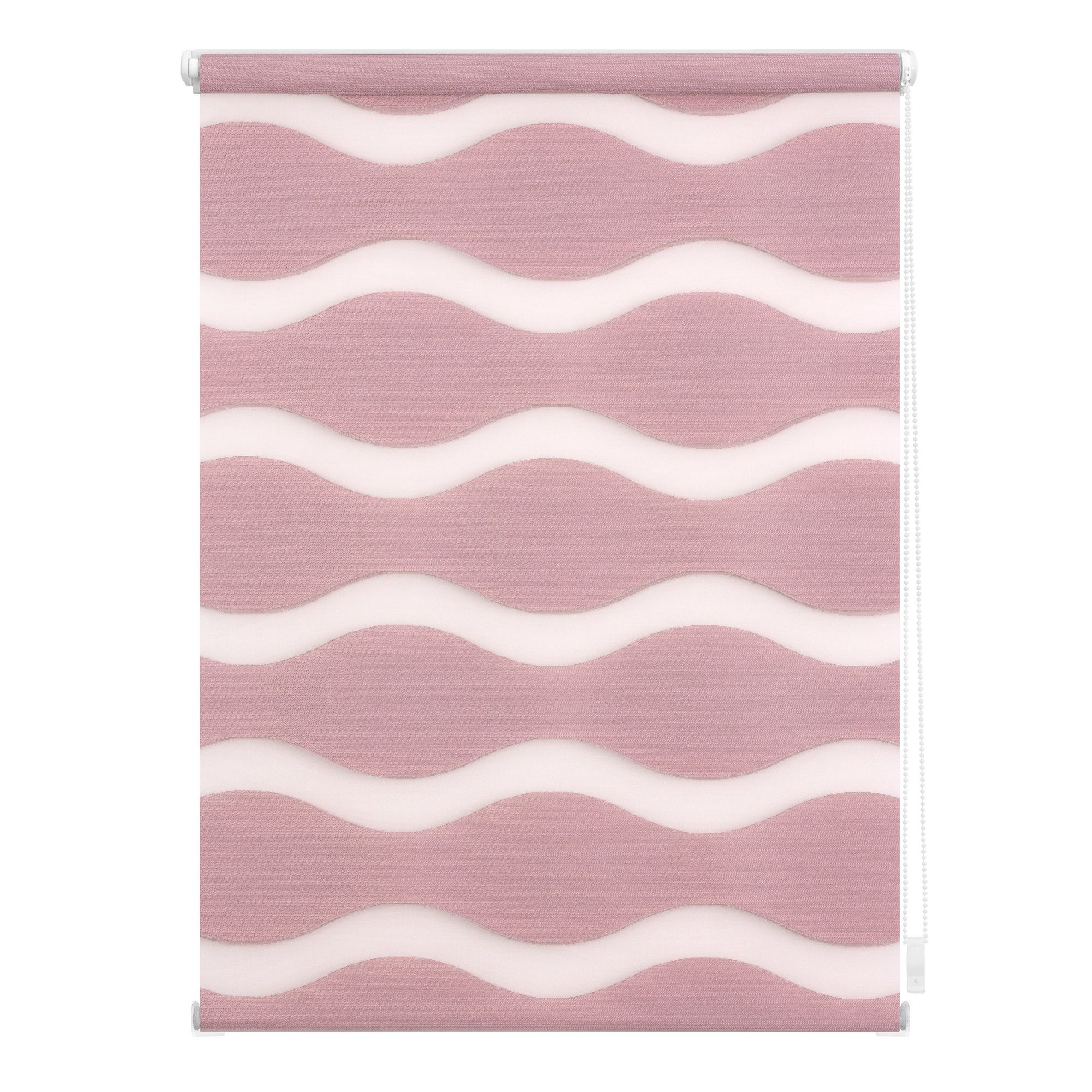 LICHTBLICK ORIGINAL Doppelrollo »Welle Klemmfix, ohne Bohren« halbtranspare günstig online kaufen