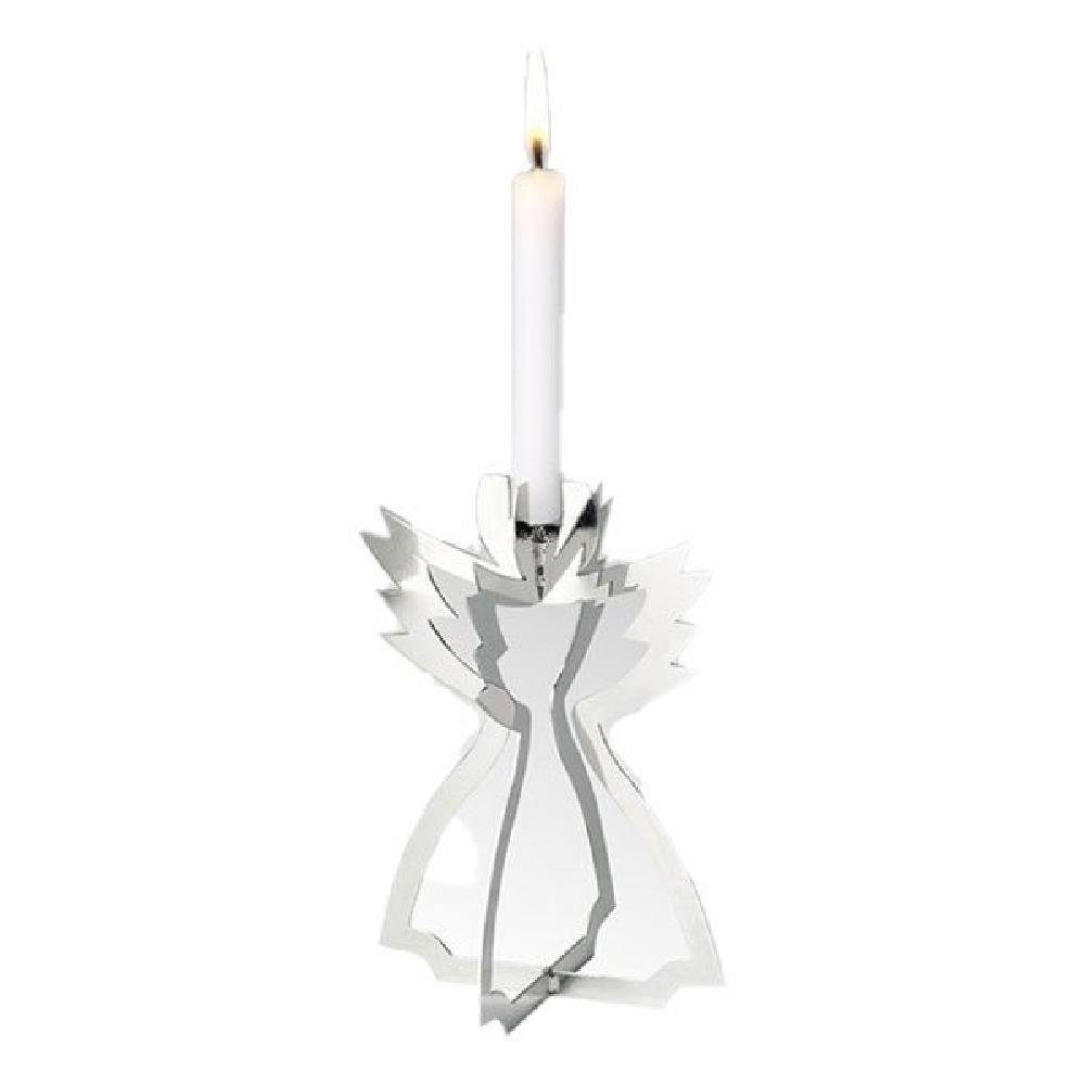 Lambert Windlicht Kerzenleuchter Engel Serafin Silber (12cm)