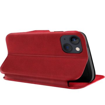 CoolGadget Handyhülle Business Premium Hülle Für iPhone 15 6,1 Zoll, Handy Tasche mit Kartenfach für Apple iPhone 15 Schutzhülle