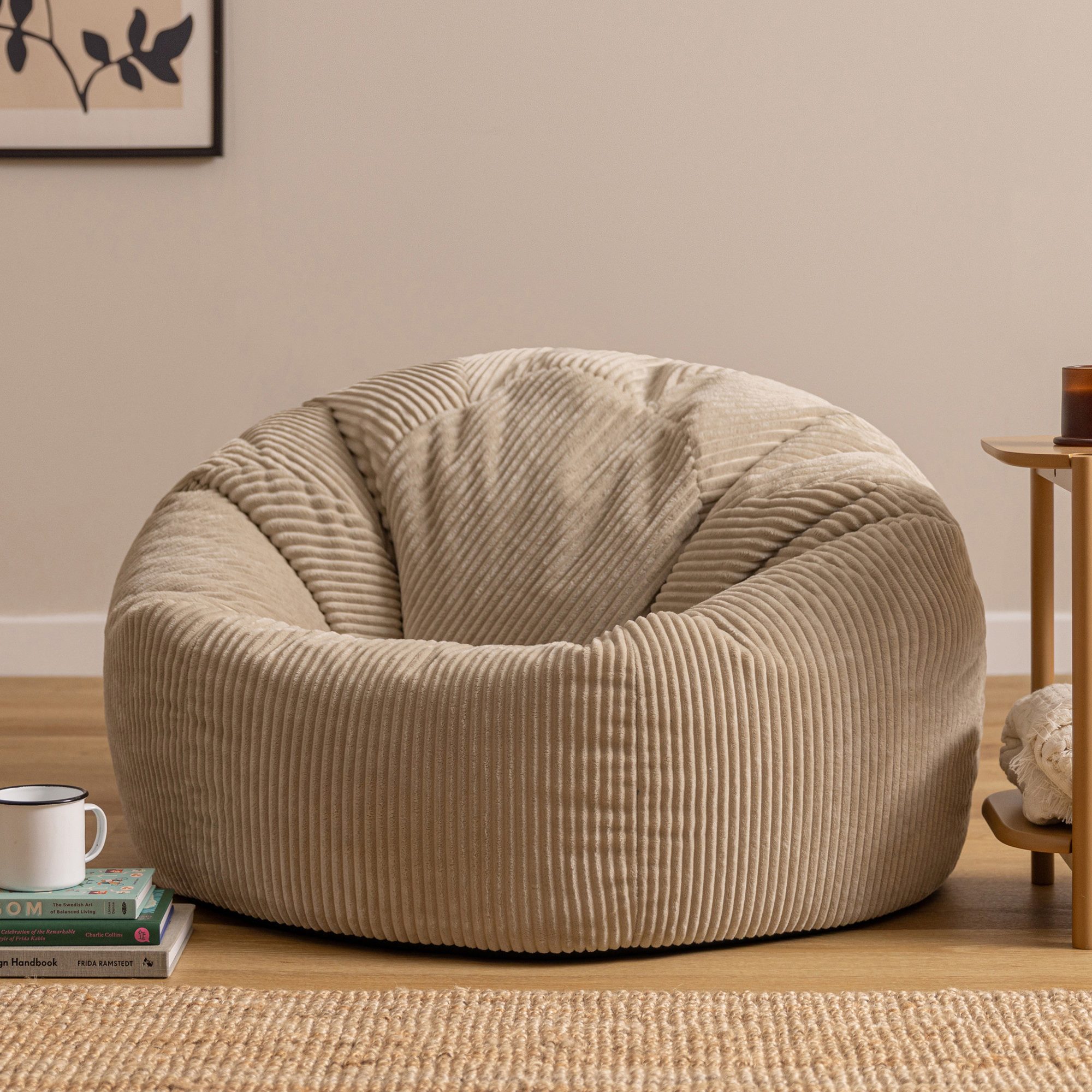 icon Sitzsack Erwachsene XXL aus Cord „Kingston“, Sitzsack XXL, Made in Germany, für Erwachsene & Kinder, für Wohnzimmer – Bild 3 von 5