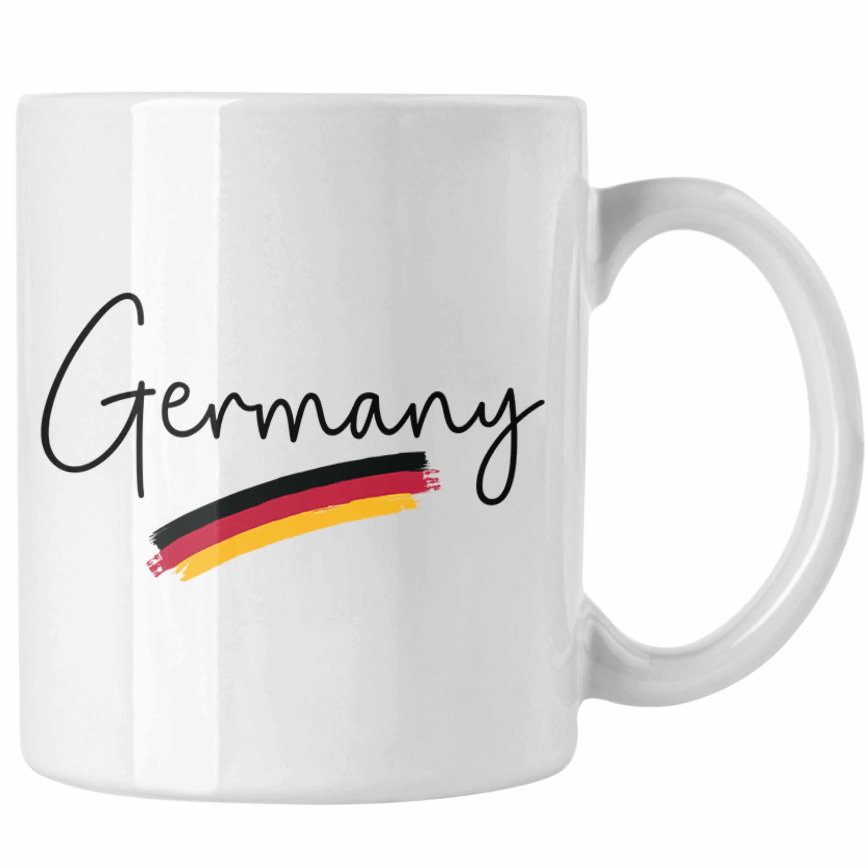 Trendation Tasse Germany Tasse Deutschland Flagge National Stolz