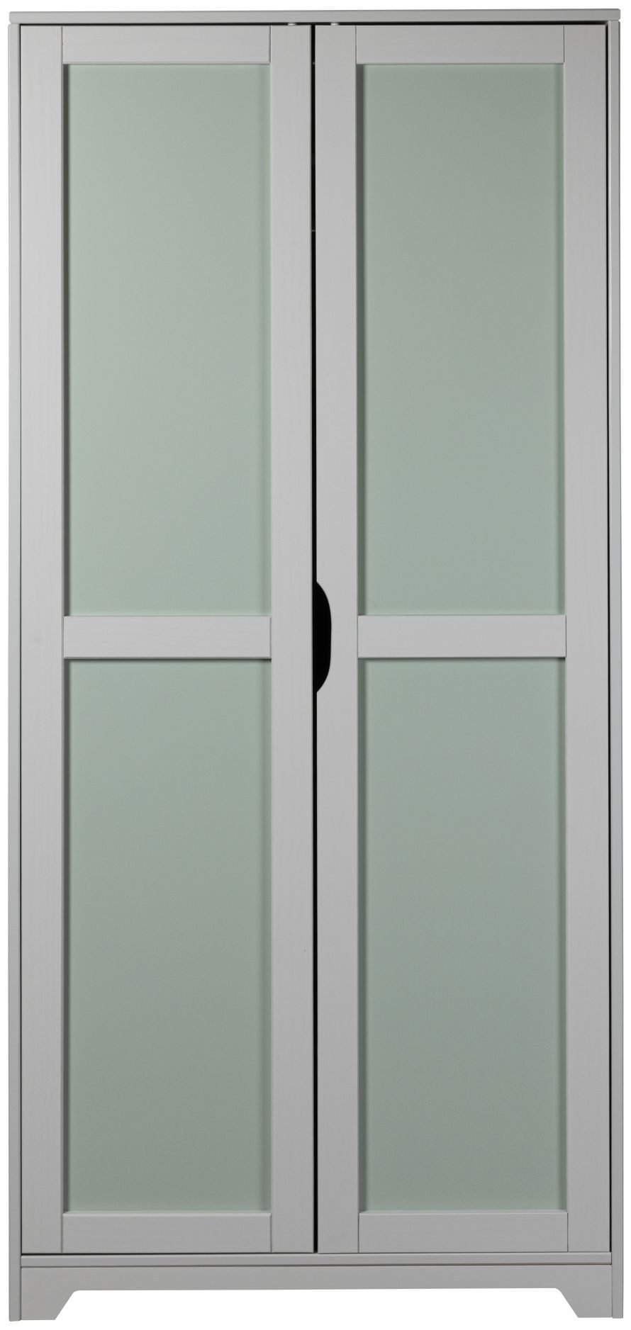 FURNARO Kinderkleiderschrank Schrank, Kinderzimmerschrank, 92 x 59,5 x 205 cm
