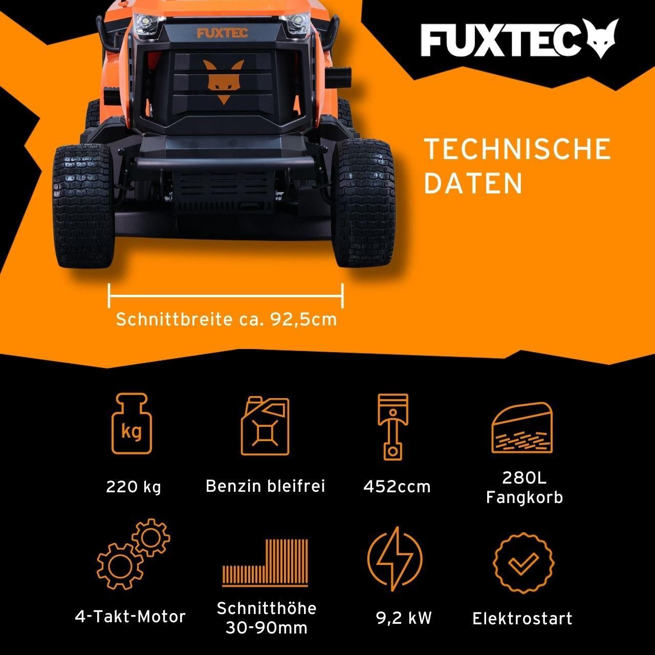 FUXTEC Rasentraktor FX-RMT92A günstig online kaufen