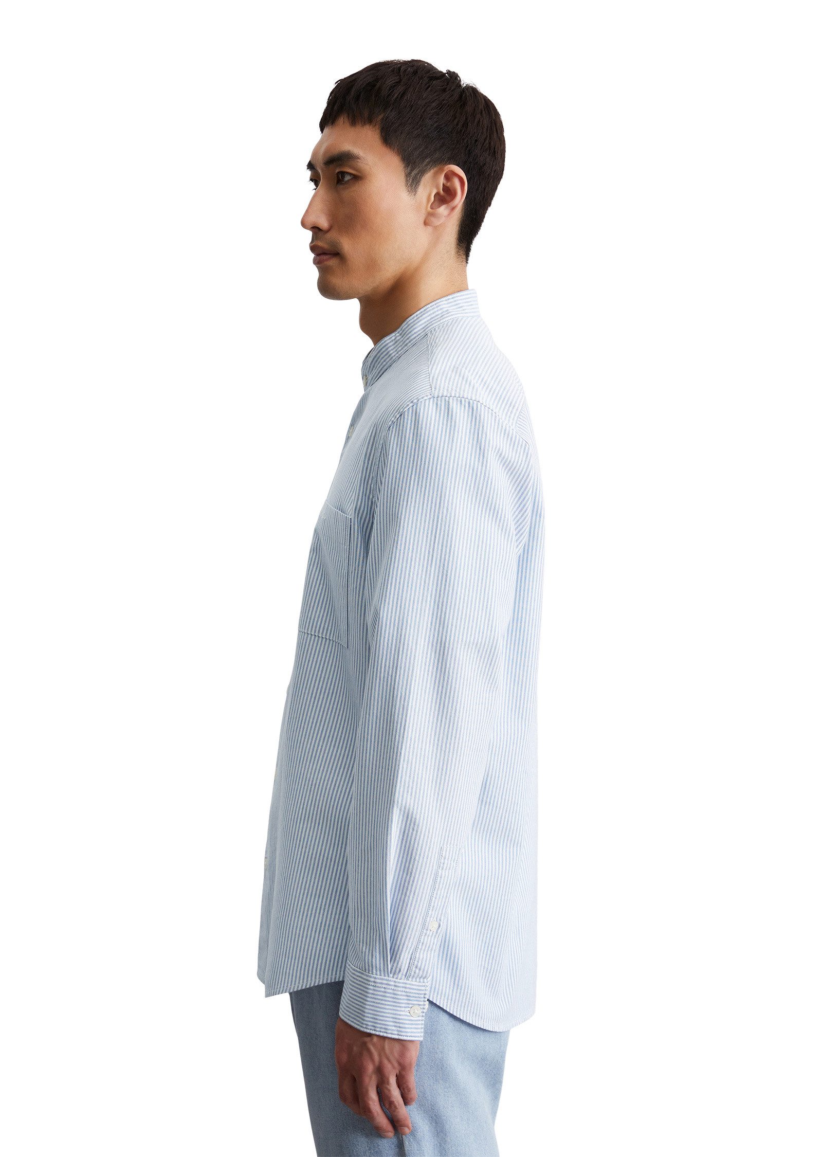 Marc O'Polo Langarmhemd aus Bio-Baumwolle günstig online kaufen