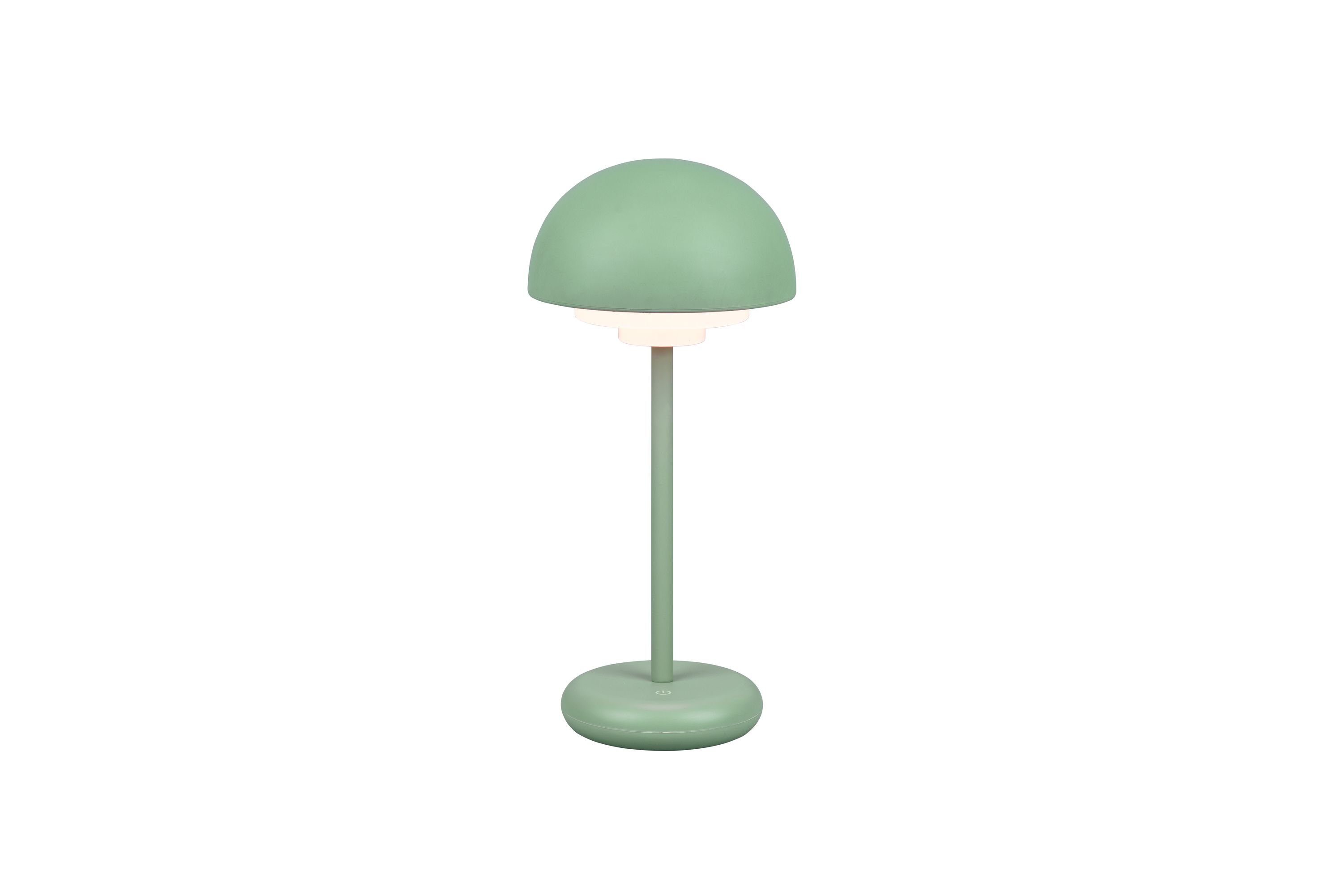 Reality Leuchten Tischleuchte Reality Leuchten Tischleuchte ELLIOT DH 13.50x30 cm grün Tischlampe, Warmweiß