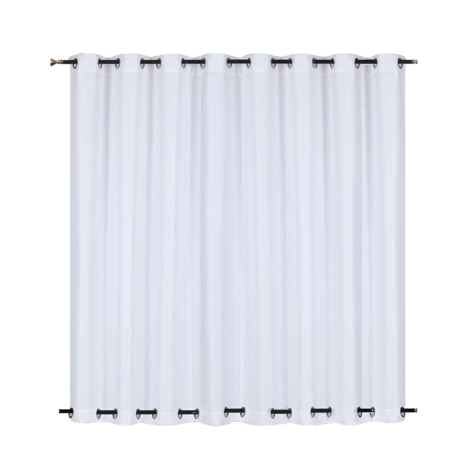 BTTO V&G Outdoorgardine Outdoor Vorhang Weiß Transparent,Outdoor Gardinen Wasserabweisend