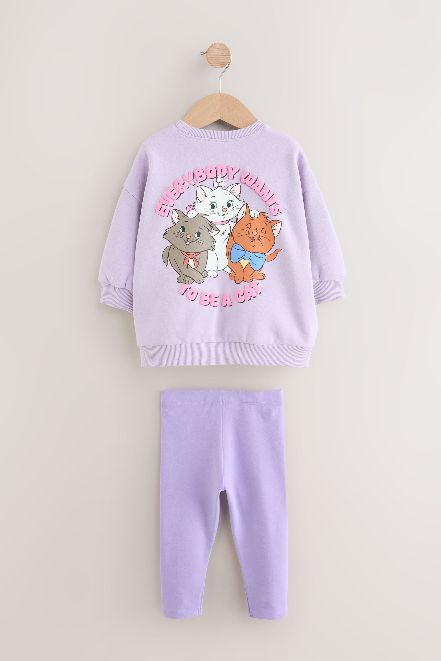 Next Top & Leggings Sweatshirts und Leggings im Set, Disney Aristocats (2-tlg)