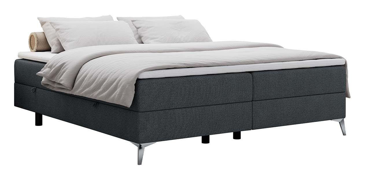 Modern mit Bettkasten, Topper Boxspringbett MÖBEL Multipocket-Matratze, LESS, Doppelbett und MKS