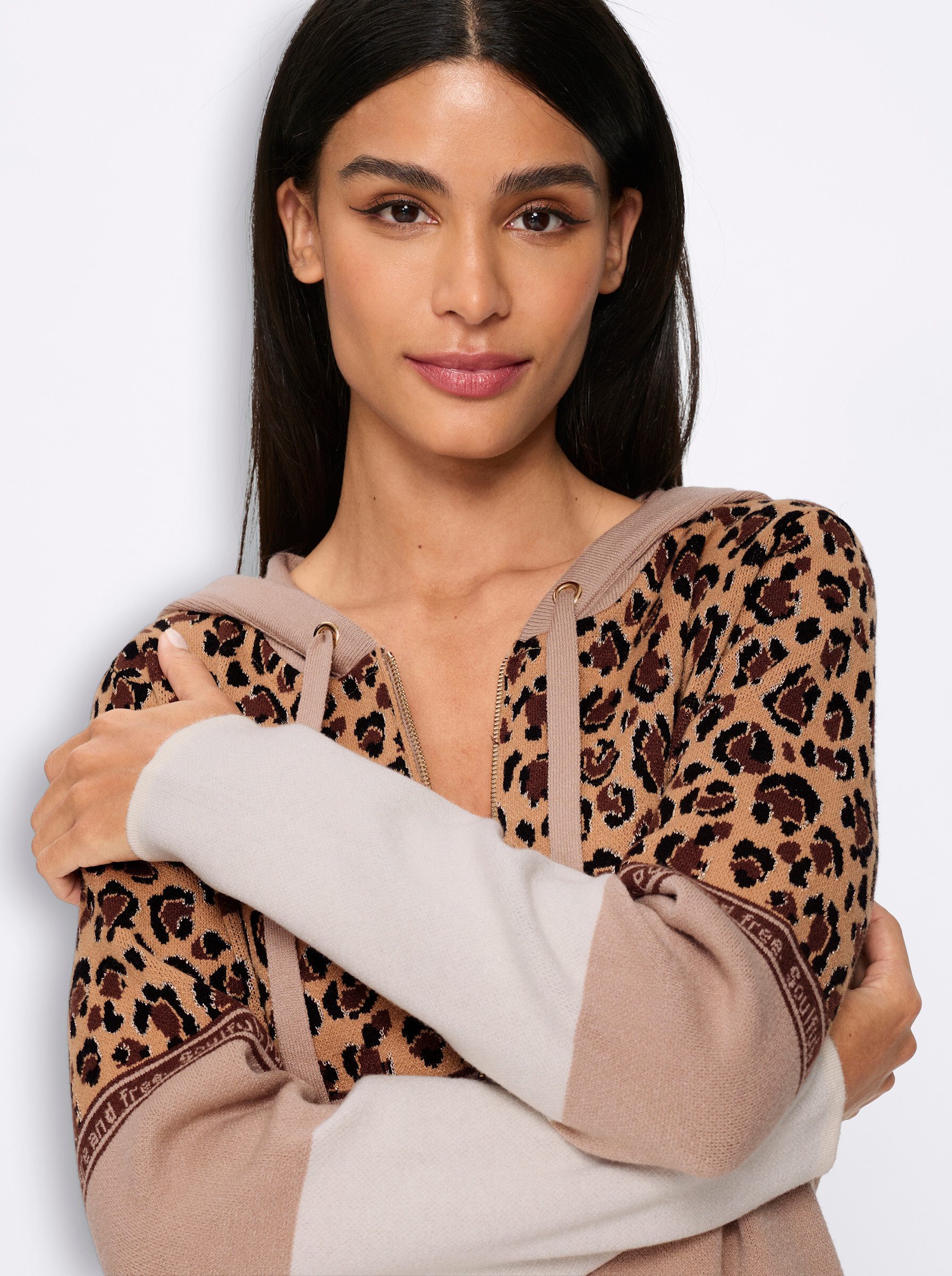 heine Strickjacke Strickjacke Langarm Jacquard