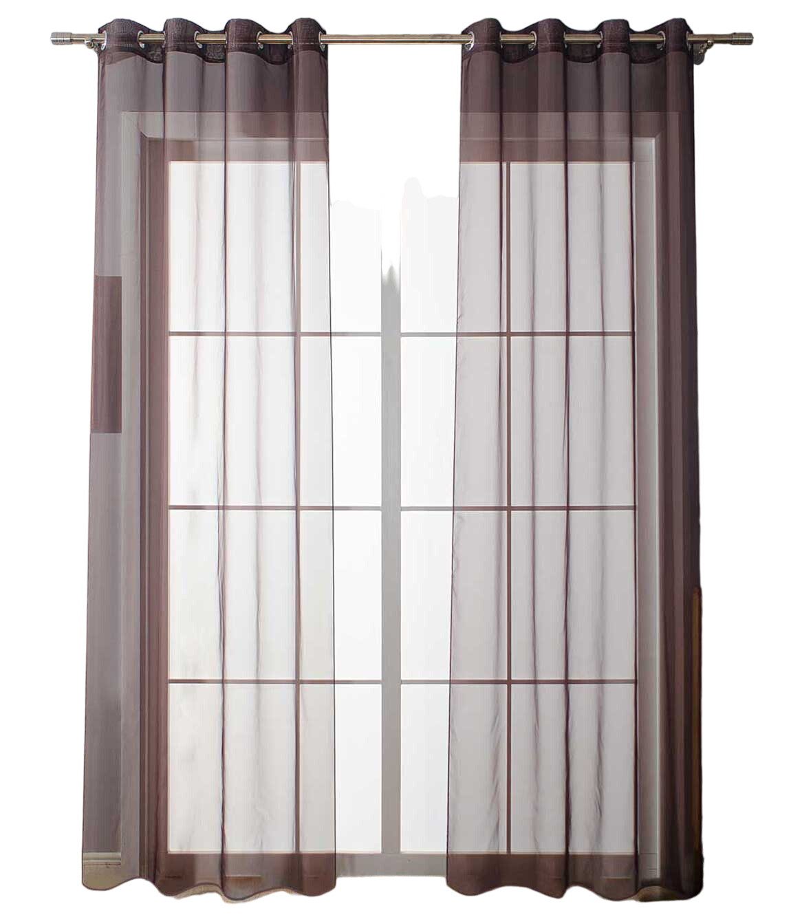 Gardinenbox Gardine (2 St), Ösen, transparent, Voile, Ösenvorhänge Voile »U günstig online kaufen