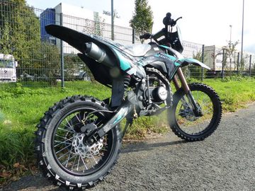 KXD Dirt-Bike 140ccm Dirtbike Cross Bike Pitbike 609 Panther 17/14 Zoll Licht