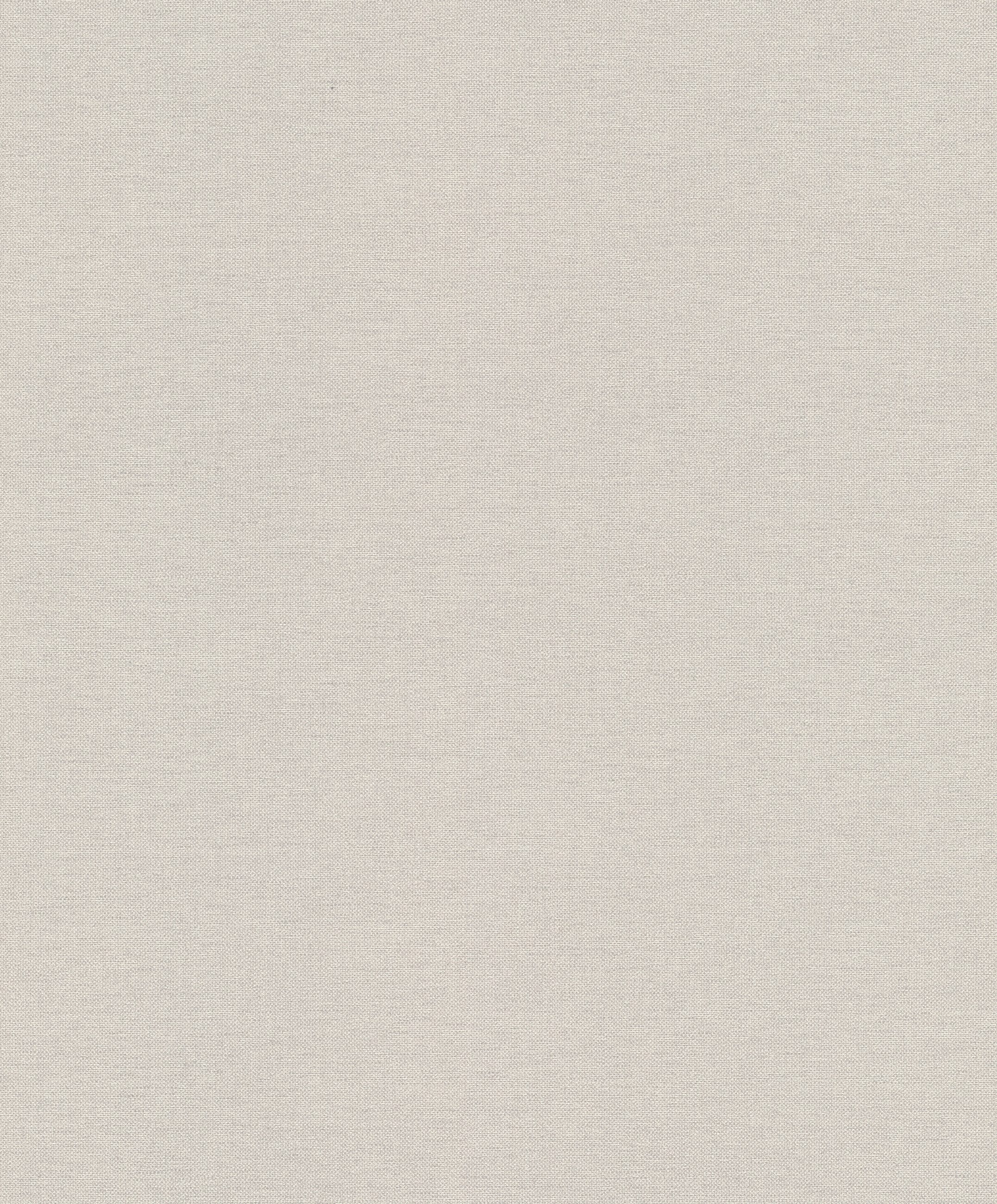 Rasch Vliestapete Textiloptik - Vinyltapete Grau Beige, strukturiert, uni, Leinenoptik, matt, Textiloptik, (1 Rolle, 1 St., Kollektion #followusaround - 10,05 m x 0,53 m), Lichtbeständige Farben, Feucht Abwischbar, Müheloses Tapezieren