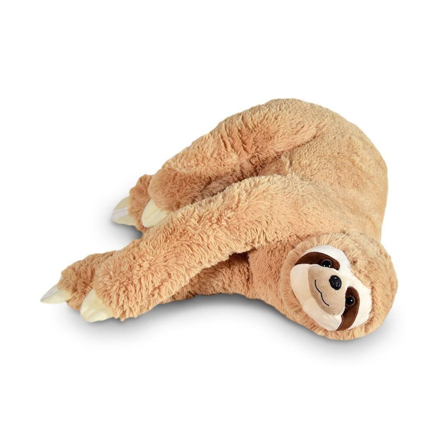 Kuscheltier XXL Faultier Kuscheltier mit Klettverschlüssen