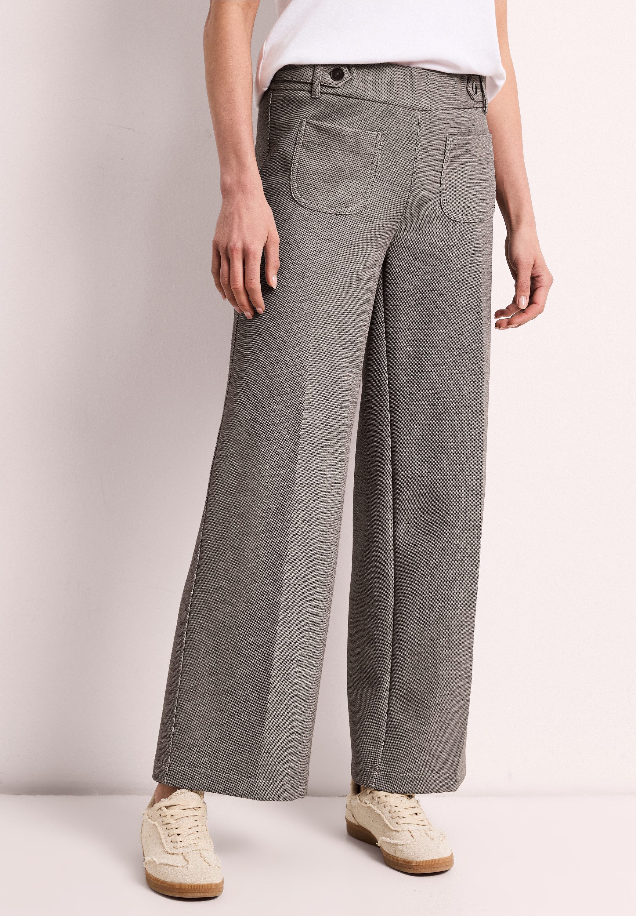 STREET ONE Stoffhose Middle Waist