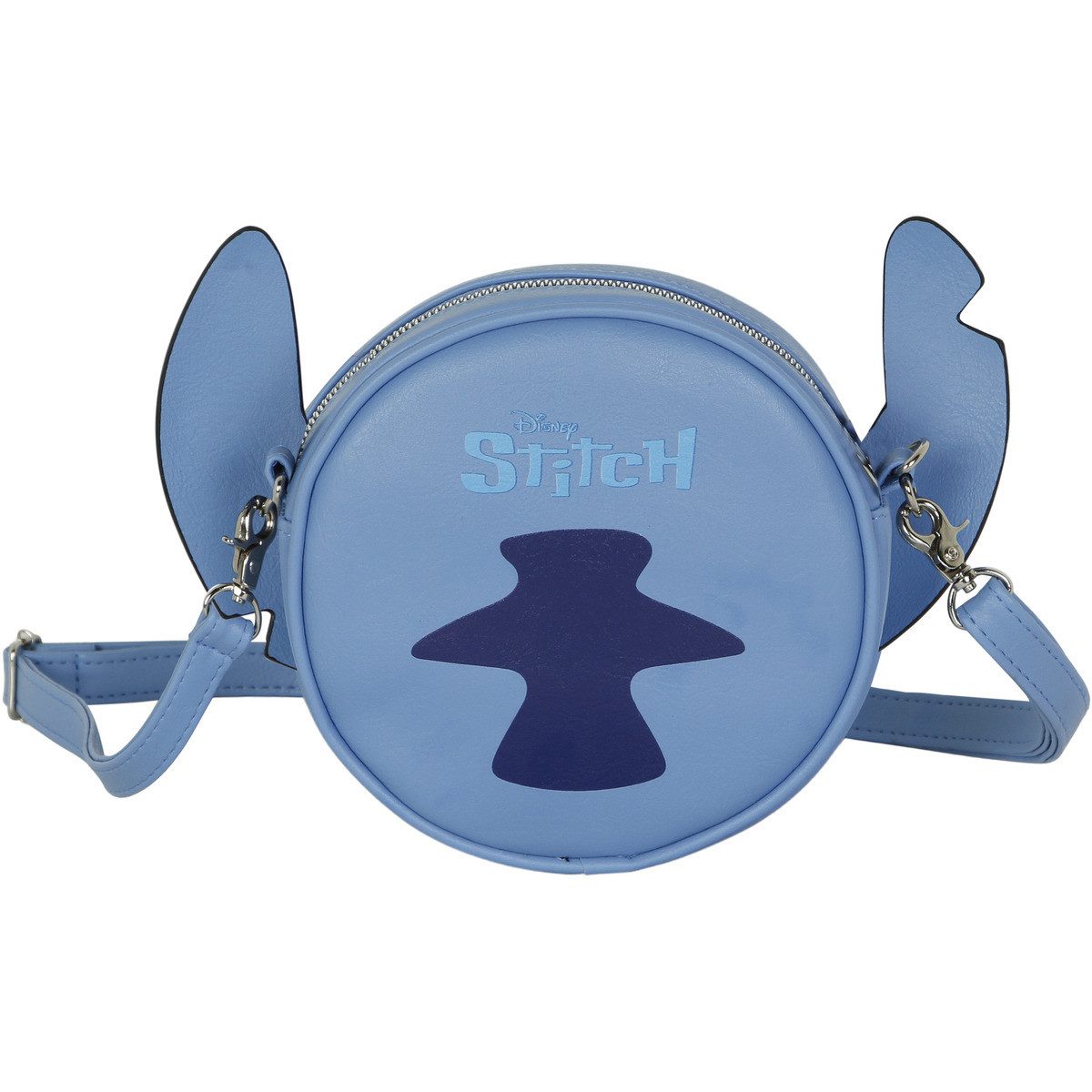 Disney Umhängetasche Lilo and Stitch Tongue-Round Unisex Kinder, Handtasche, Shopper, Crossbody Bag, Schultertasche, Hobo Bag